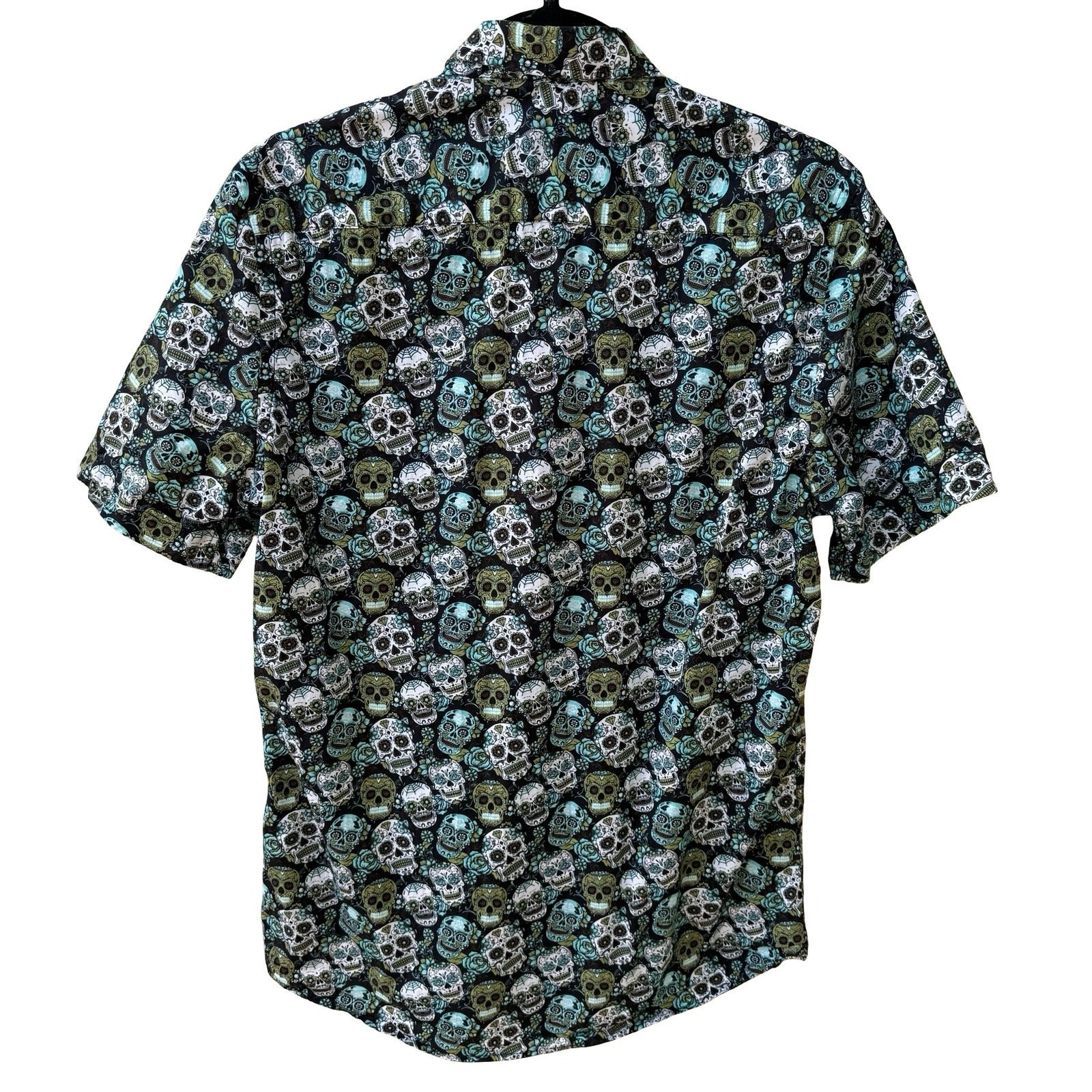 Mumy Room Madrid Umami Sugar Skull Rockabilly Psychobilly Tattoo Print Shirt M