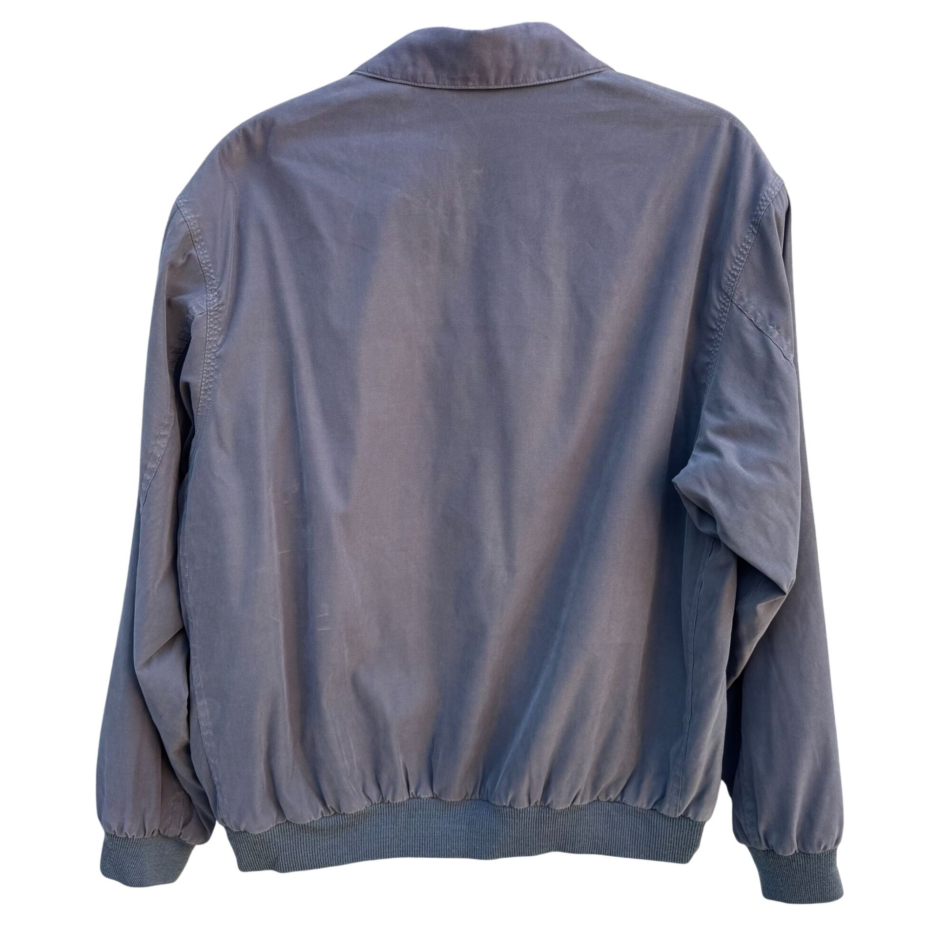 Weatherproof Garment Co Mens Gray Lightweight Bomber Jacket Preppy Athleisure XL