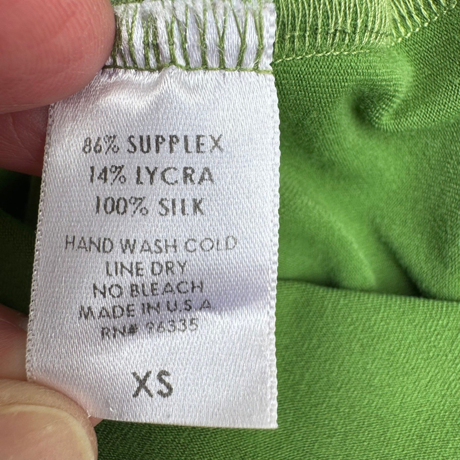 Susana Monaco Y2K Fairy Green Strapless Silk Ruffle Mini Dress Ruched Bodycon XS