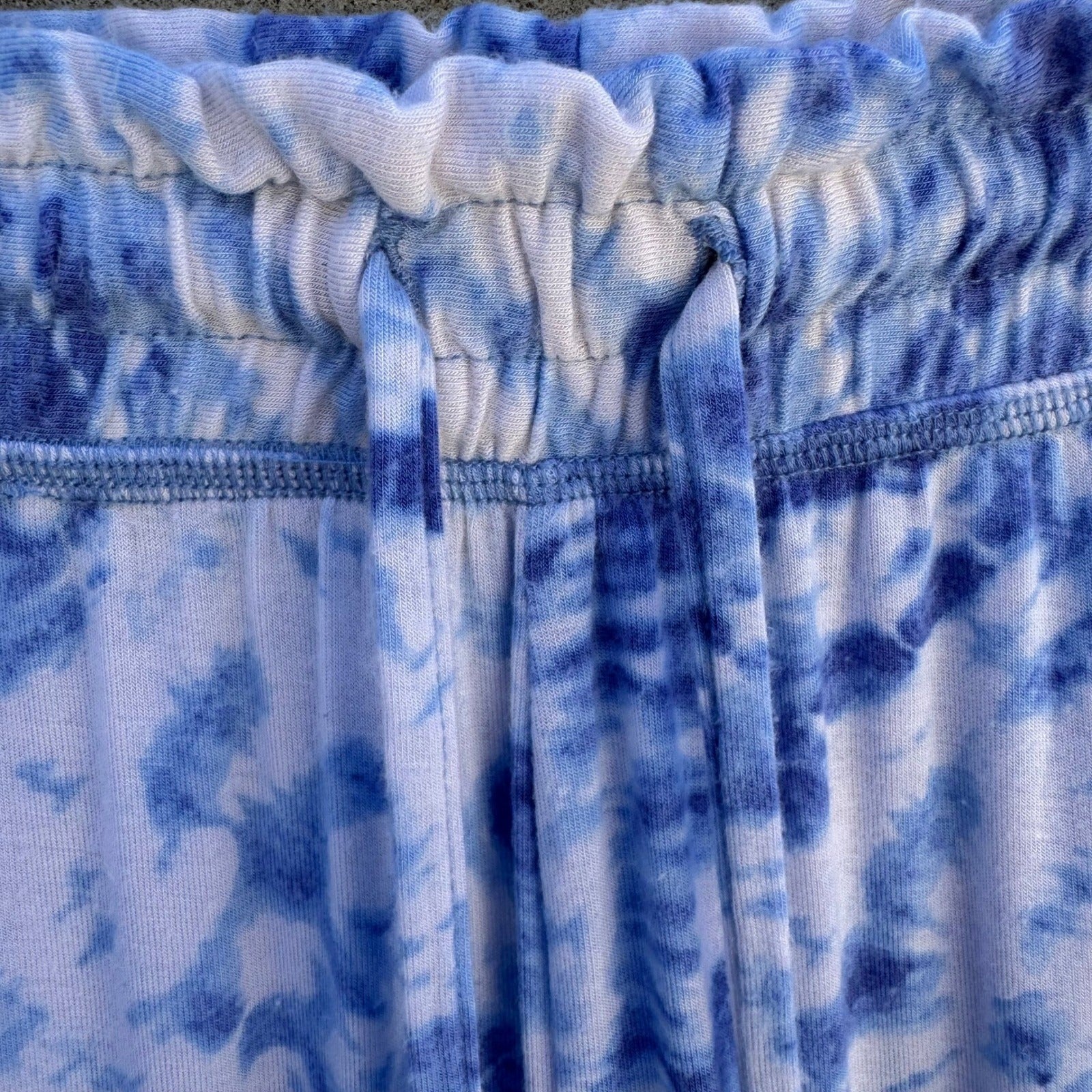 Koolaburra by UGG Womens Blue Tie Dye Pajama Set Large A391288 Loungewear Jogger