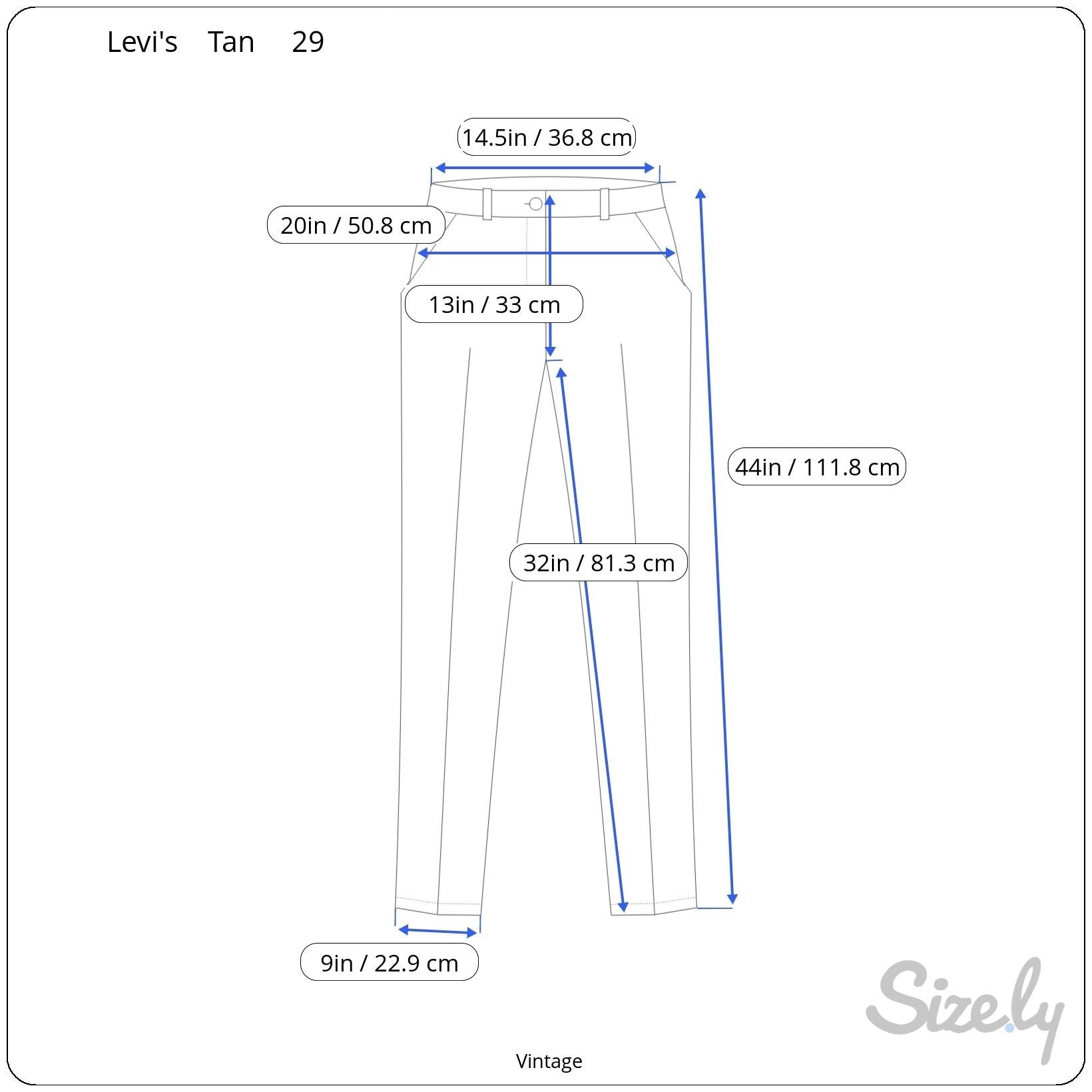 Levi Strauss Vintage 70s Womens Beige Flat Front Straight Leg Dress Pants 29