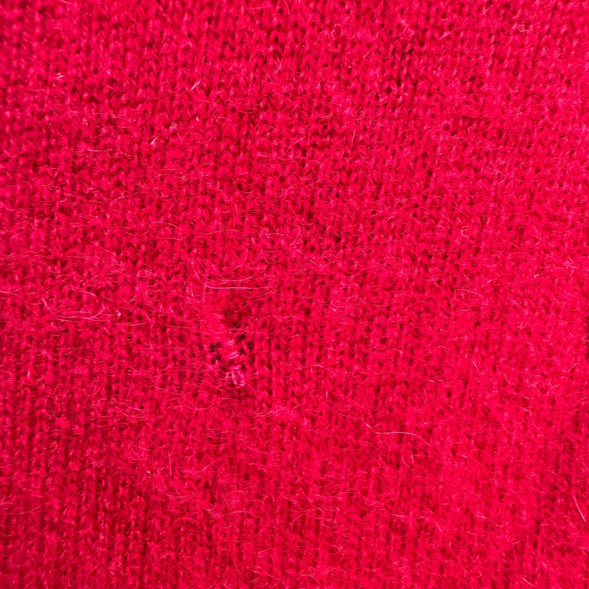 Cashmere Quiet Luxury Minimalist Boat Neck Ribbed Sweater Tomato Red Womens L