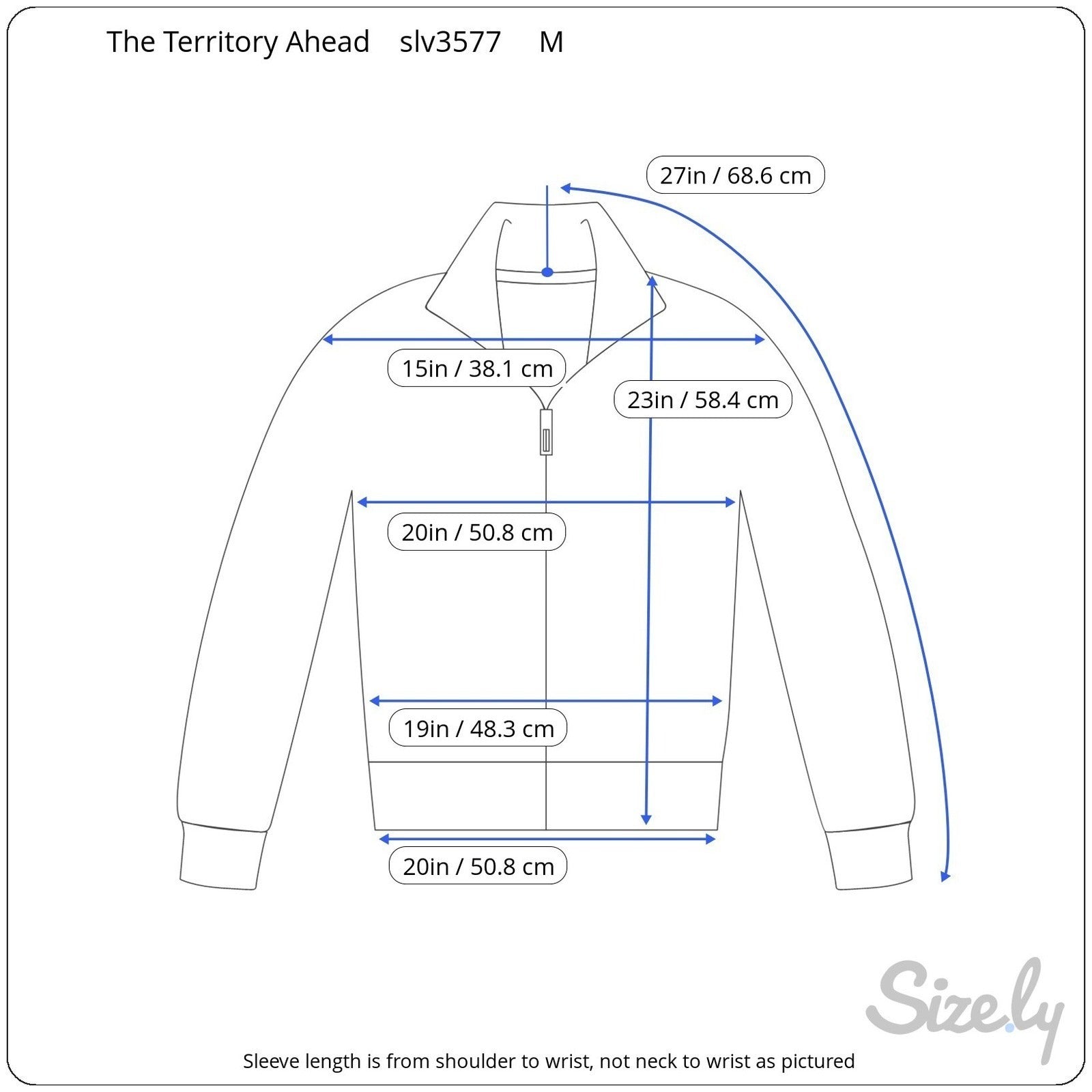 The Territory Ahead Womens Full Zip Funnel Neck Cotton Sweatshirt Jacket Taupe M