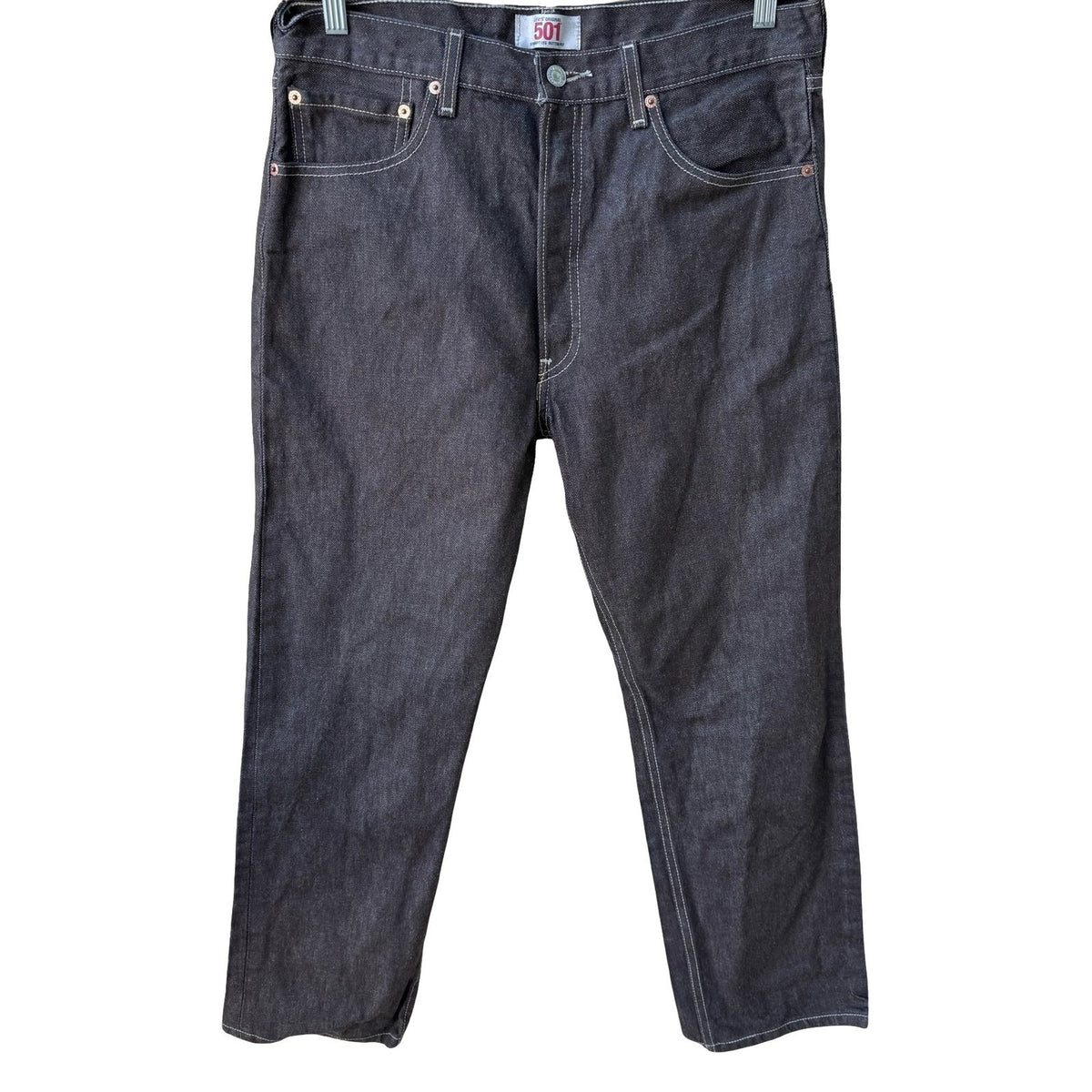 Levi's 501 WPL 423 Vintage Y2K Streetwear Jeans Mens Gray 34x30 Made In Mexico