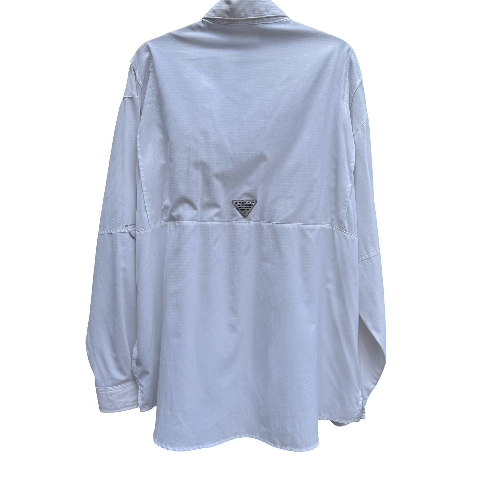 Columbia PFG Tamiami II Mens XL White Fishing Shirt Ventilated Ripstop Gorpcore
