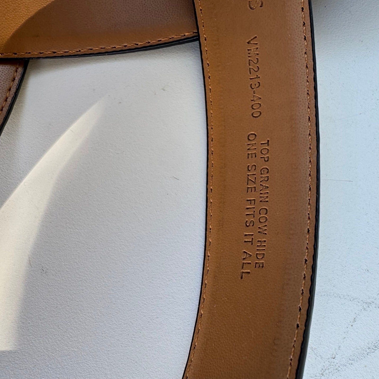 Valentino Morris Mens Black Leather Ratchet Belt Millennium-2000 Top Grain Italy