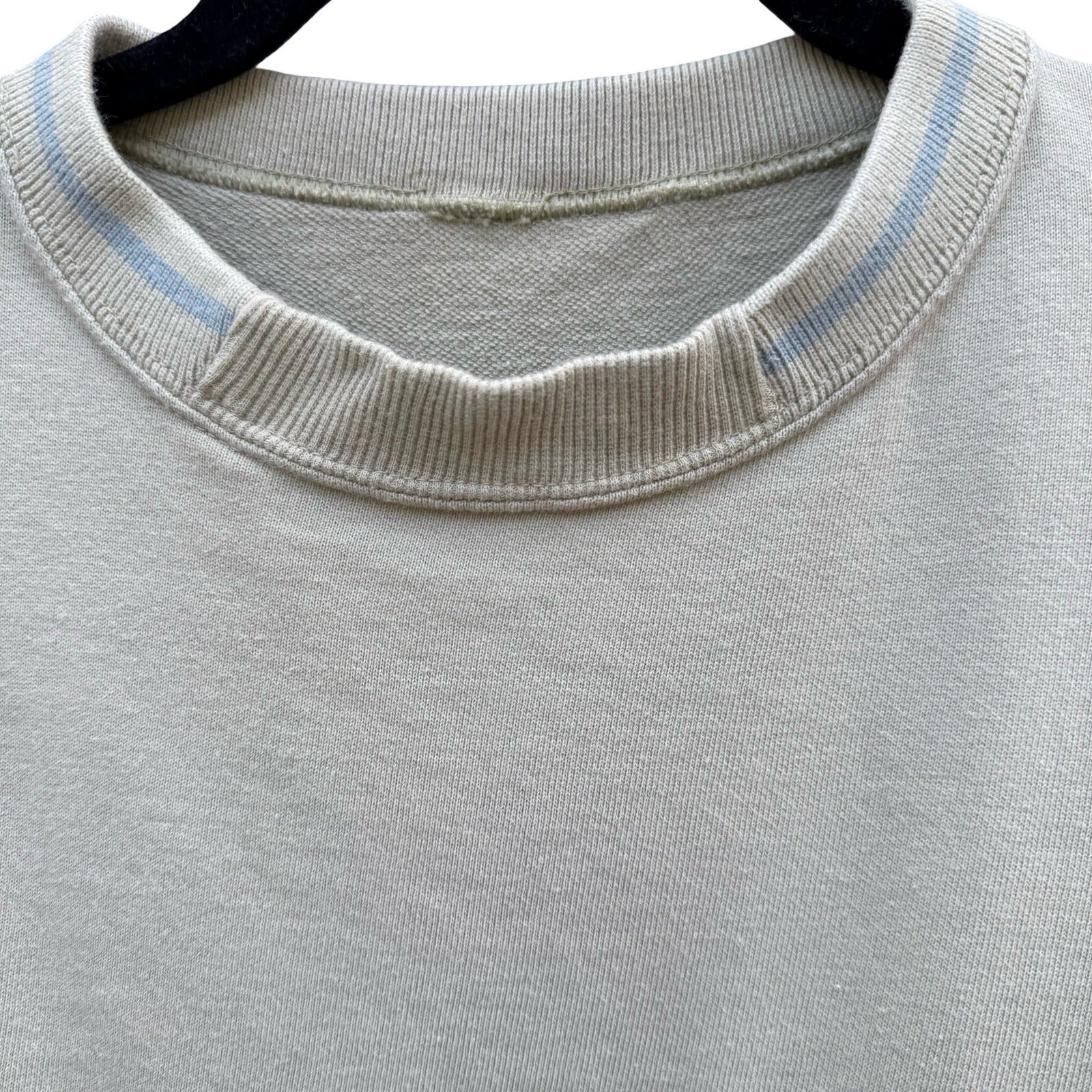 Shane Vintage 80s French Terry Retro Shirt Tan Equestrian Horse Mens L Sportwear