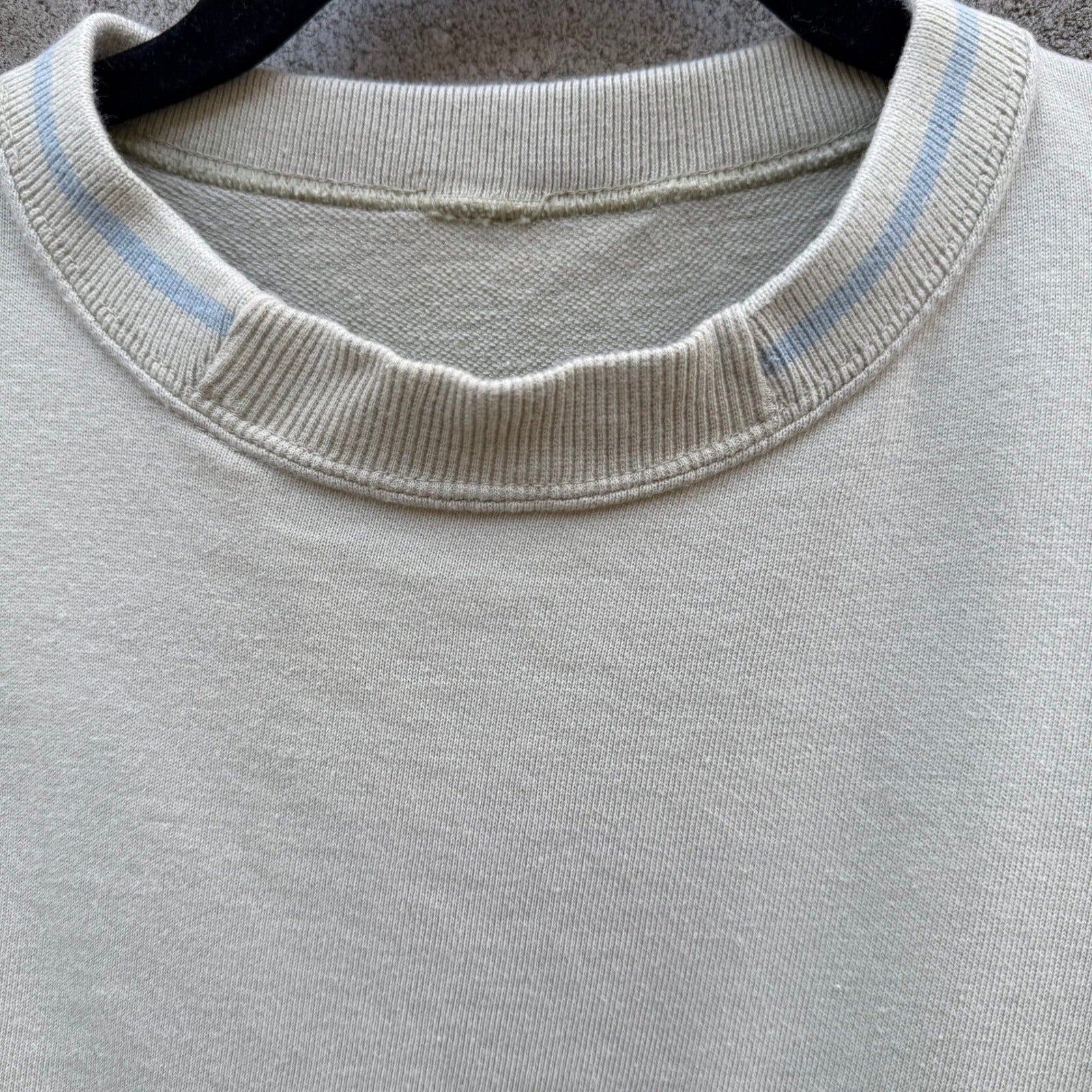 Shane Vintage 80s French Terry Retro Shirt Tan Equestrian Horse Mens L Sportwear