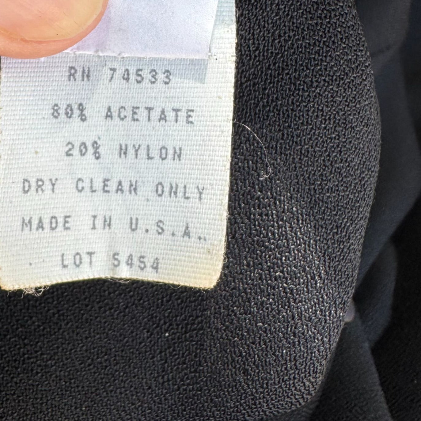 Jeffrey & Dara Vintage Black Rose Button Scoop Neck Wide Leg Jumpsuit New 20