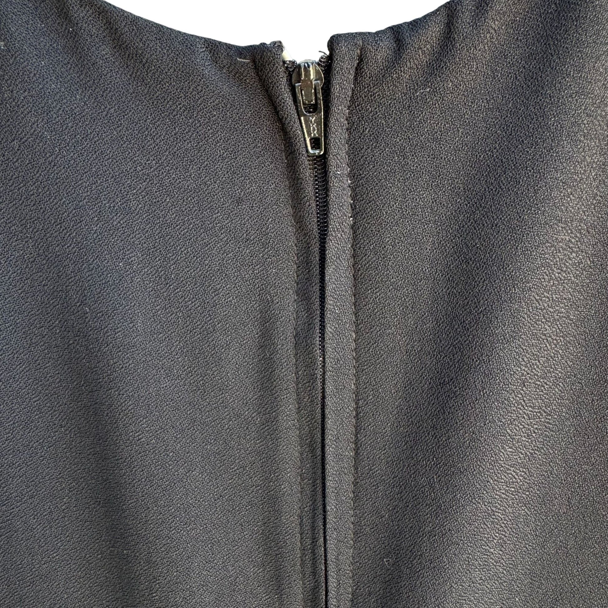 Jeffrey & Dara Vintage Black Rose Button Scoop Neck Wide Leg Jumpsuit New 20