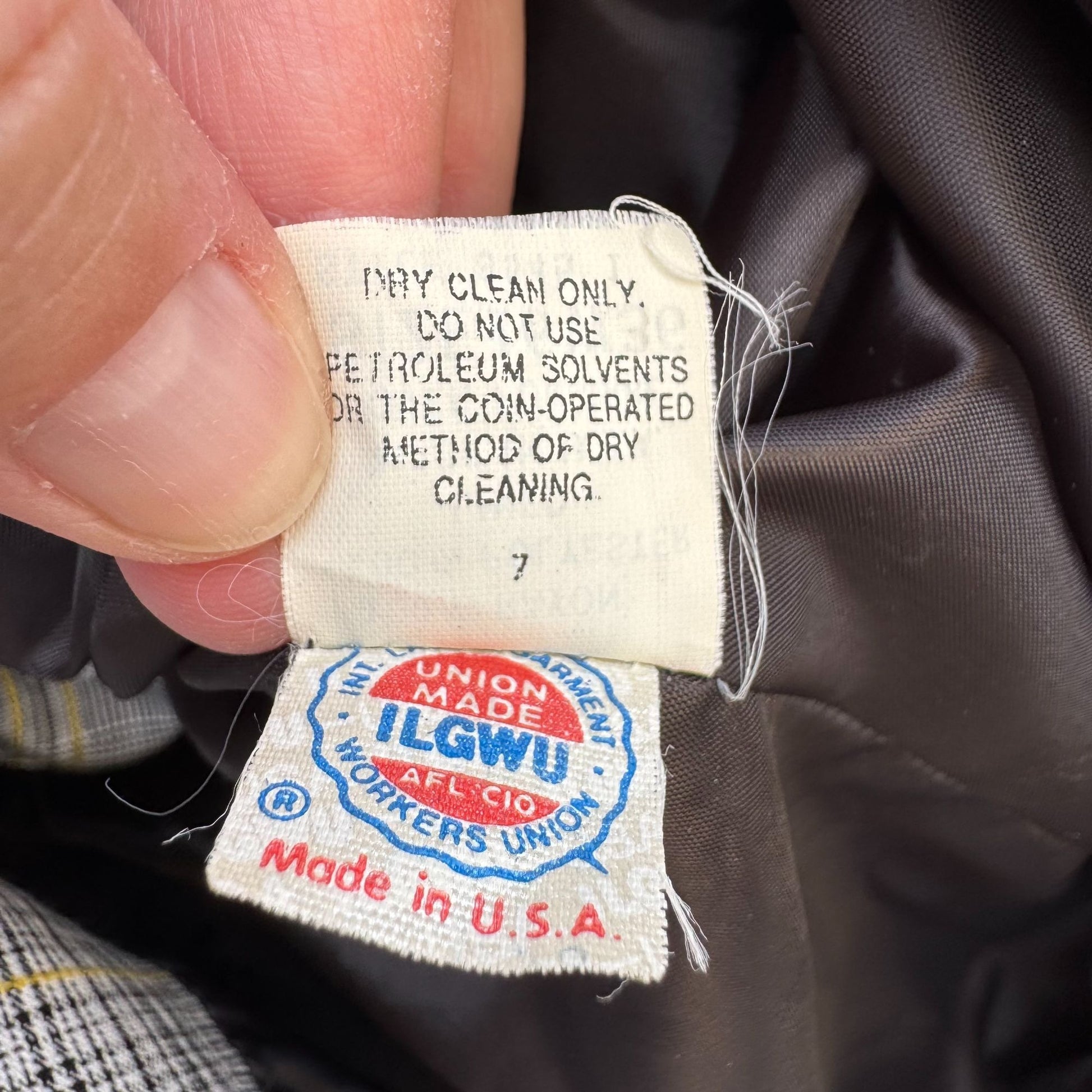 Leslie Fay Vintage 80s Womens Two Button Preppy Plaid Oversized Blazer Jacket 16