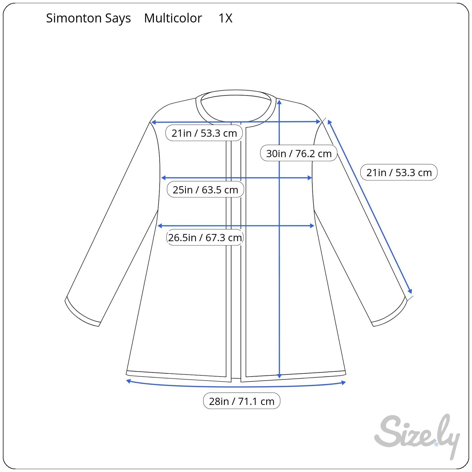 Simonton Says Leopard Print Watercolor Drawstring Waist Windbreaker Jacket 1X