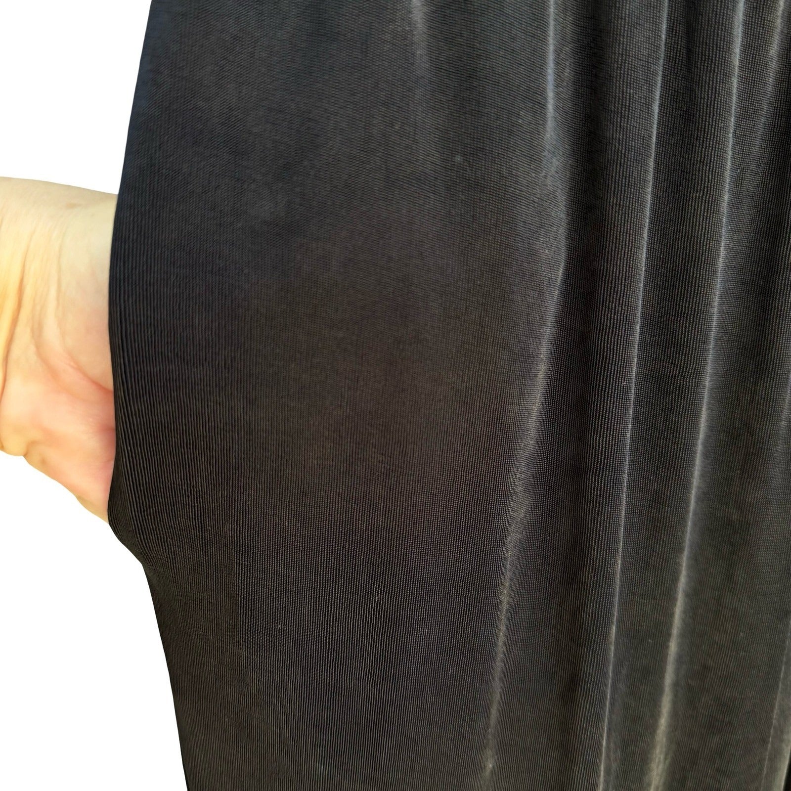 Impressions Millennium Edition Liquid Knit Micro Pleated Relaxed Pants Womens M