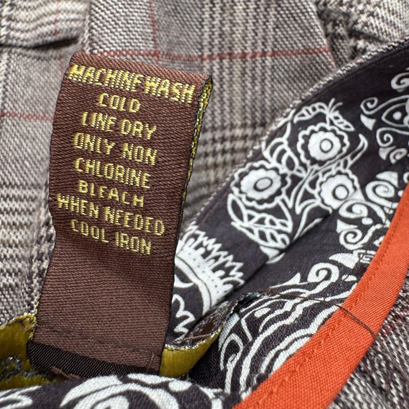 Forever Wool Blend Glen Plaid Preppy Twee Heritage Pleated Cuffed Shorts Brown S