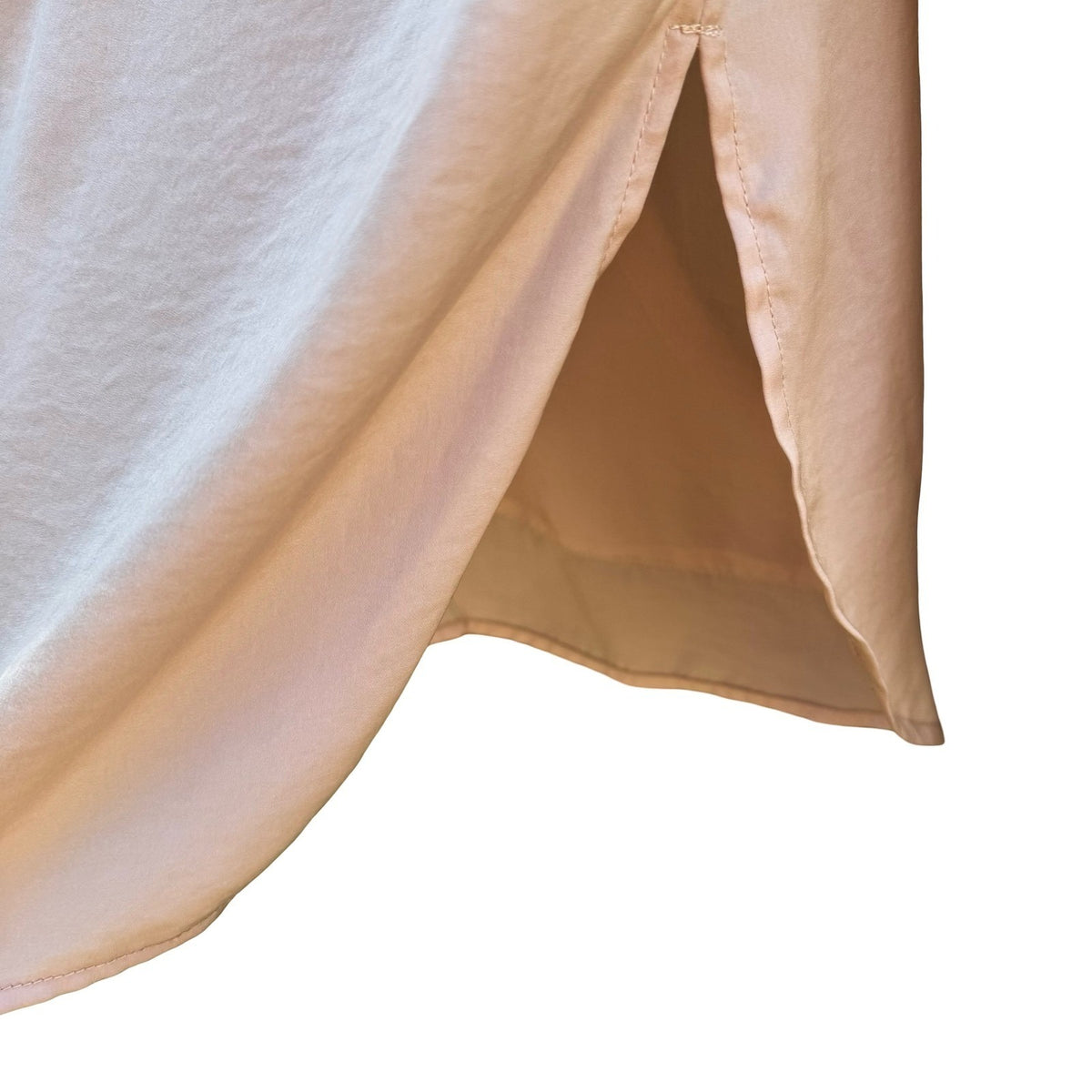 Avec Les Filles Coquette Balletcore Minimalist Pastel Pink Satin Hooded Blouse S