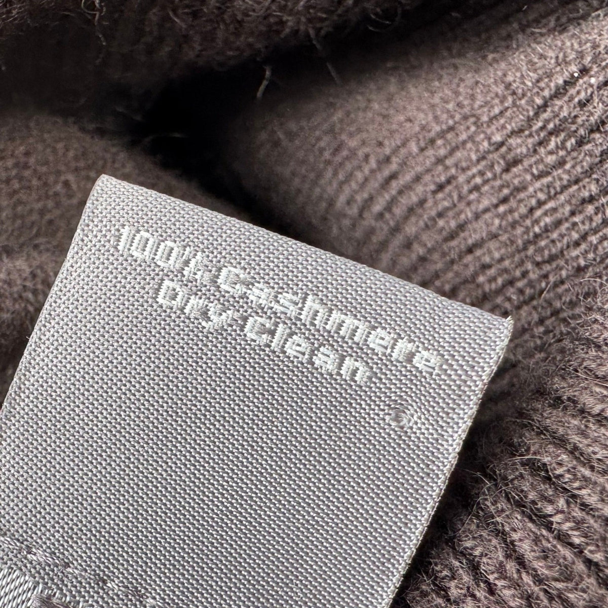 Ann Taylor Cashmere Quiet Luxury Minimalist Ruched Turtleneck Sweater Brown M