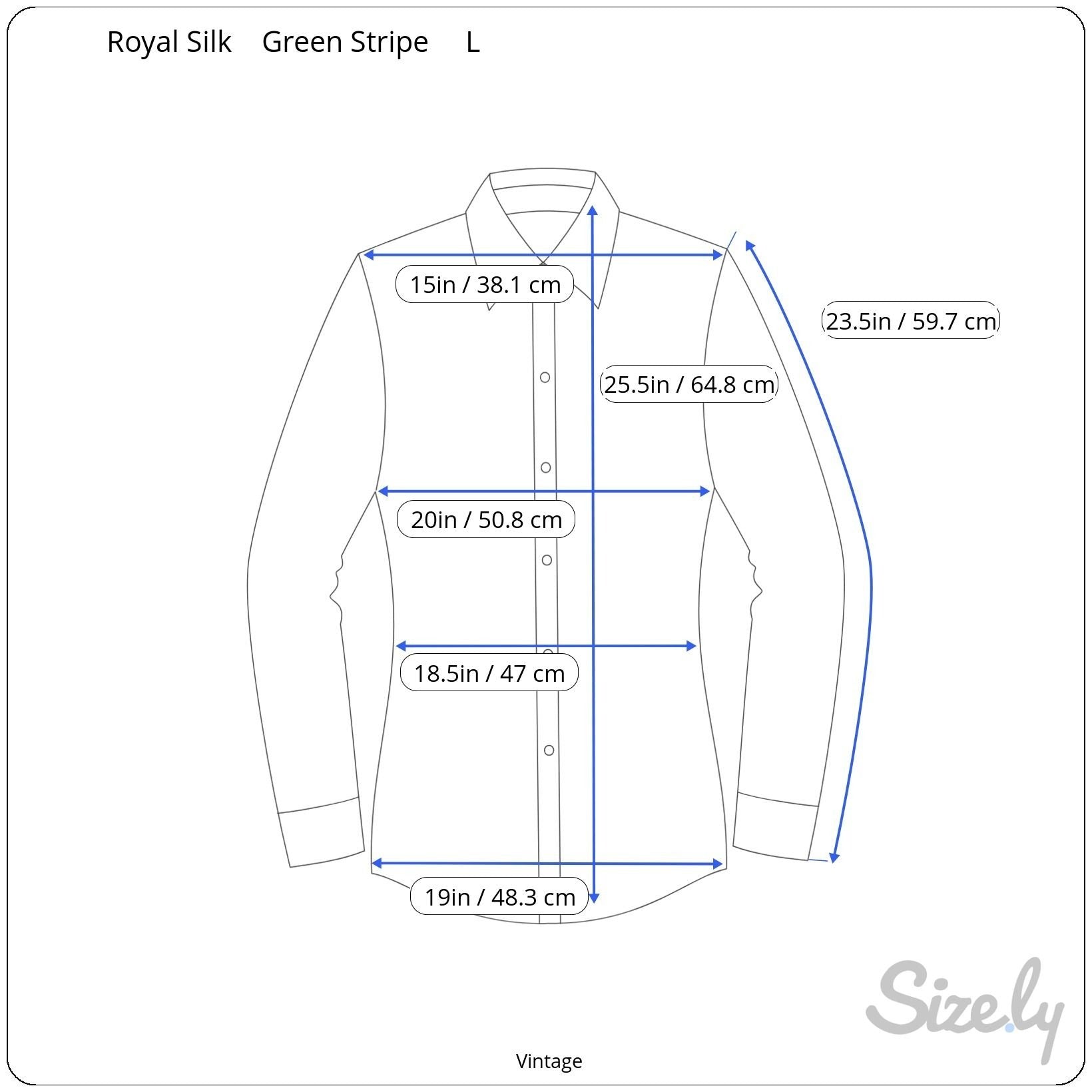 Royal Silk Vintage 70s Womens Retro Striped Button-Up Long Sleeve Shirt Blouse L