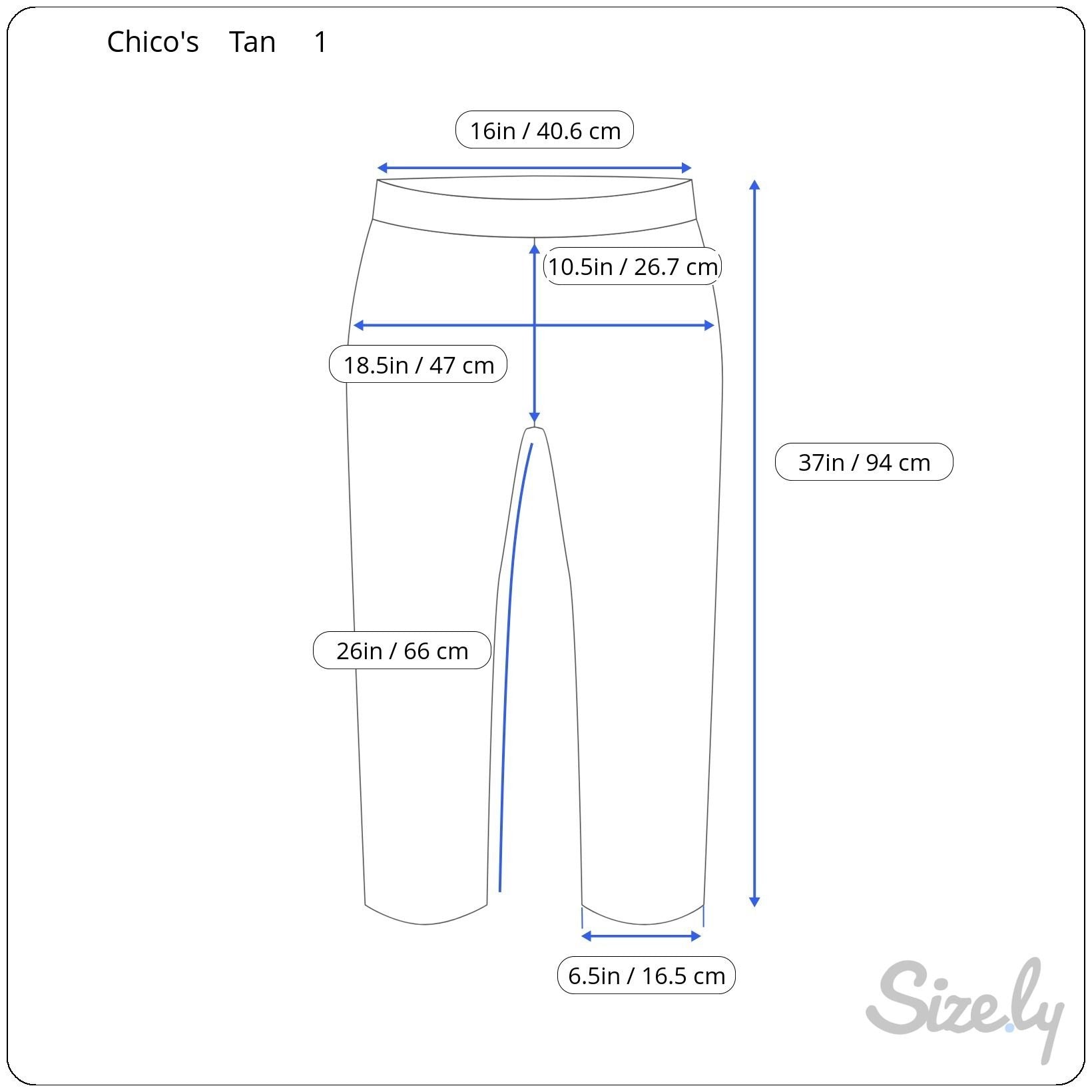 Chicos Perfect Stretch Ankle Pants Size 1 Button Hem Womens Elastic Waist Tan