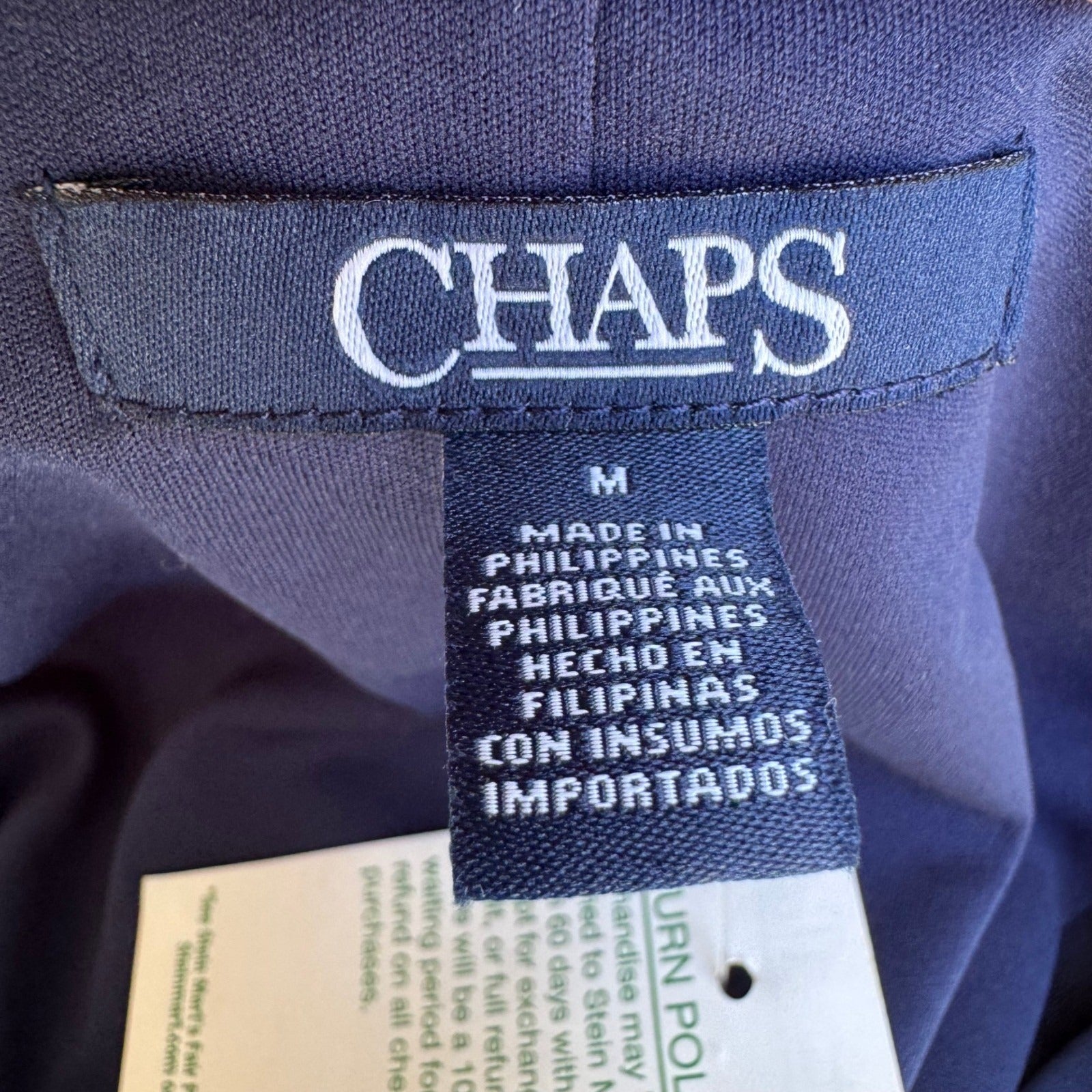 Chaps Minimalist Preppy Geometric Grid Knot Waist Sleeveless Sheath Dress M NEW
