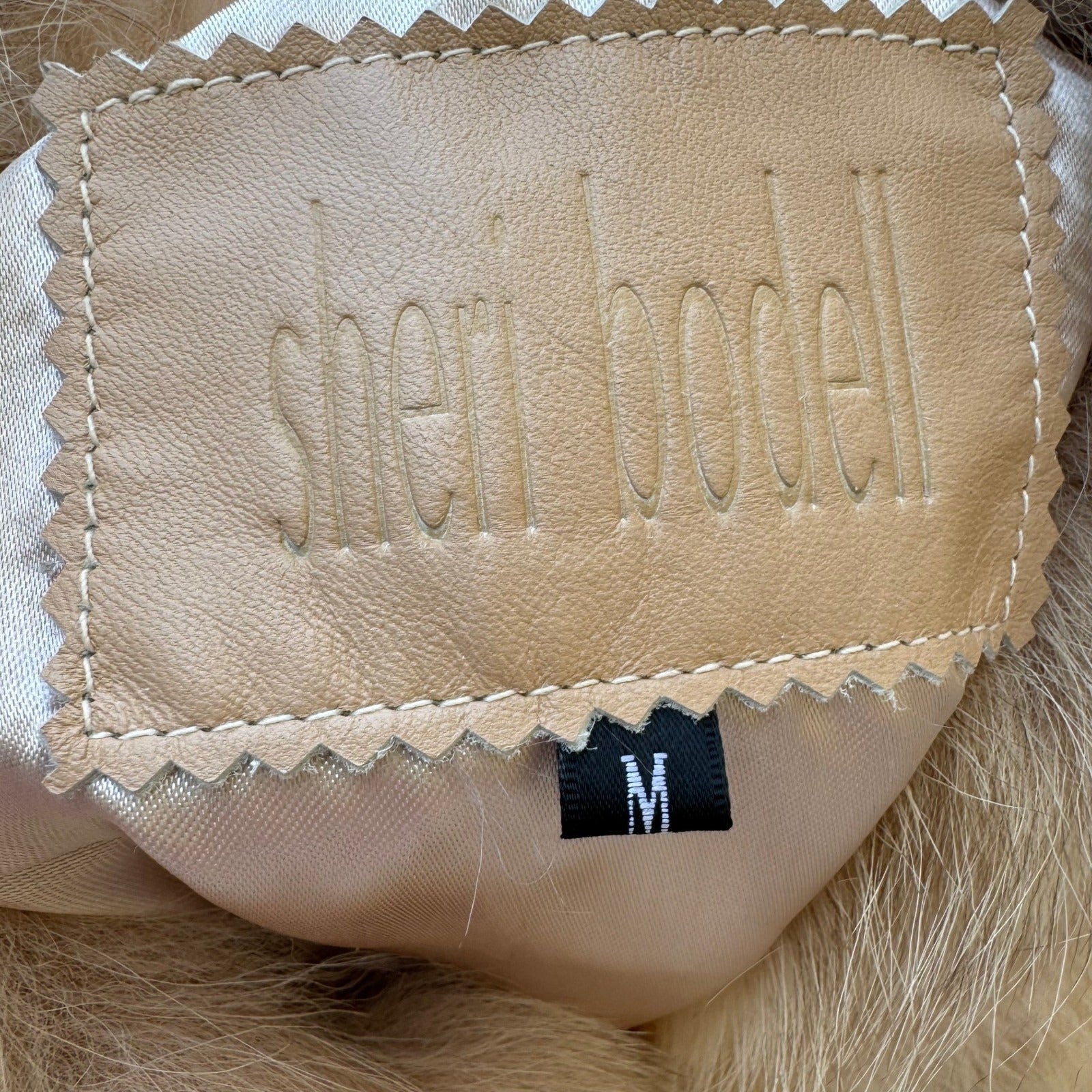 Sheri Bodell Mob Wife Boho Festival Glamour Quiet Luxury Rabbit Fox Fur Vest S