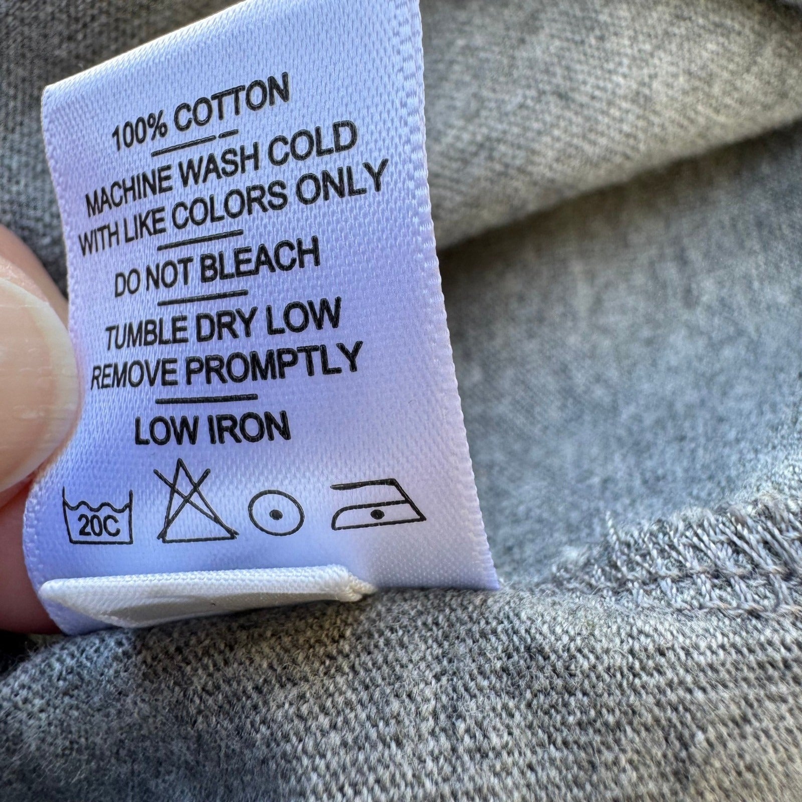 American Giant Minimalist Sustainable Cotton Pocket Tee Short Sleeve Grey S USA