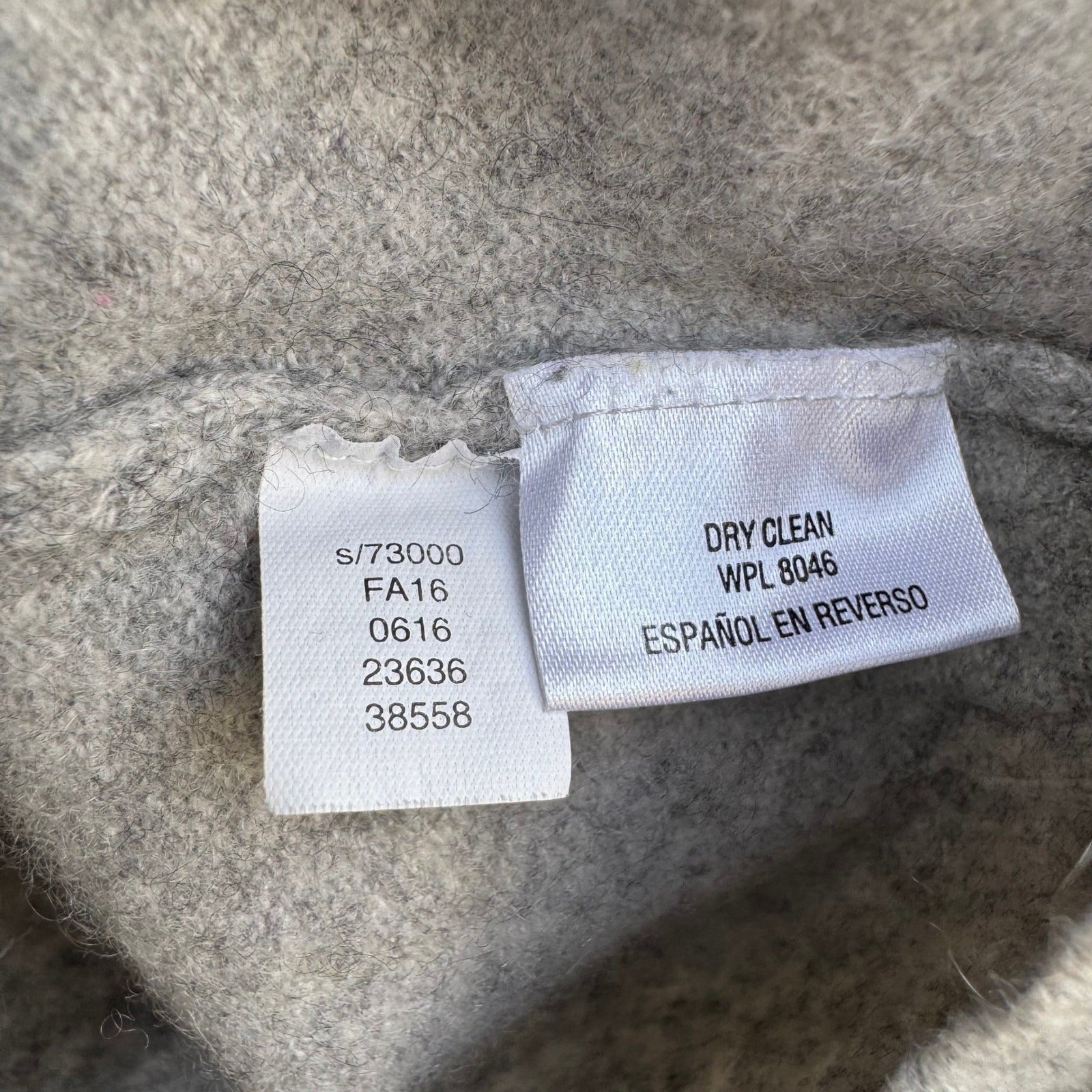Charter Club Luxury 100% Cashmere Old Money Minimalist Sweater Gray Womens S