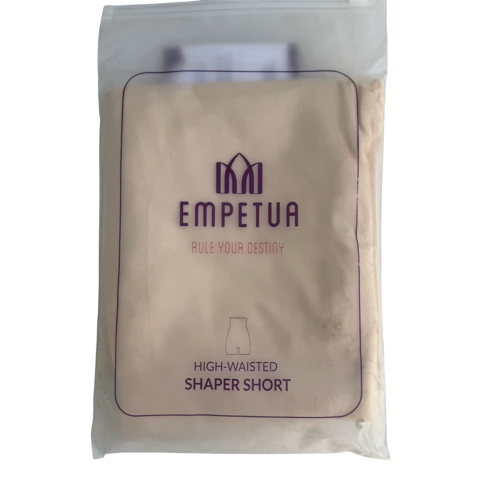 Empetua Shapermint High Waisted Shaper Short Nude Seamless Tummy Control XL NEW