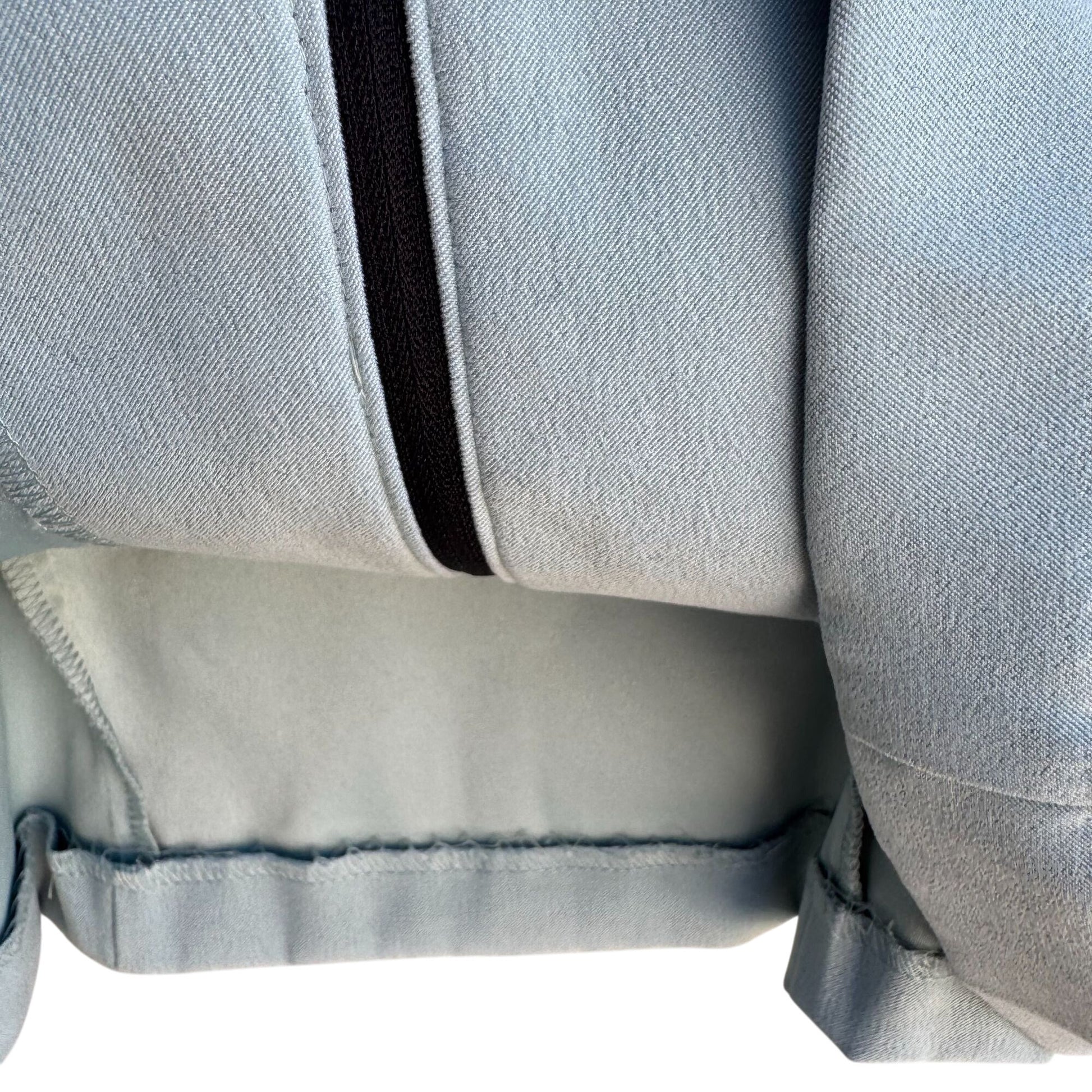 Lady Dorby Vintage Womens Preppy Pale Blue Office Professional Blazer Jacket 20W