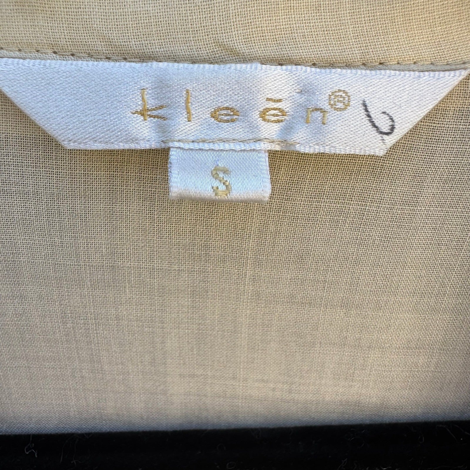 Kleen 100% Ramie Linen Coastal Shirt Butter Yellow Minimalist Lagenlook Womens S