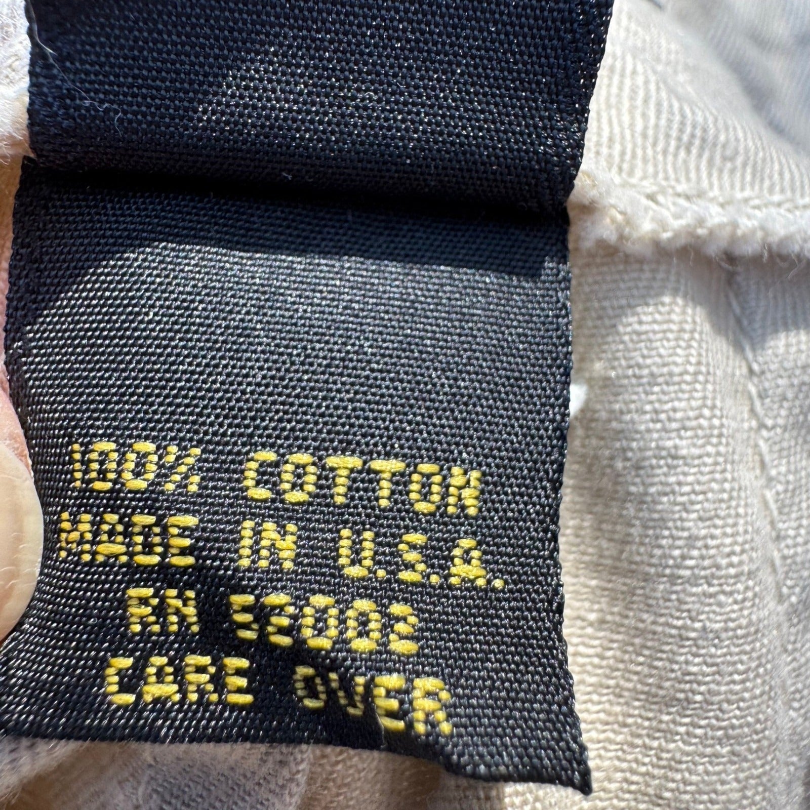 LizSport Vintage 80s Khaki Cotton V-Yoke Pencil Mini Skirt Tan Sz 2P USA Made