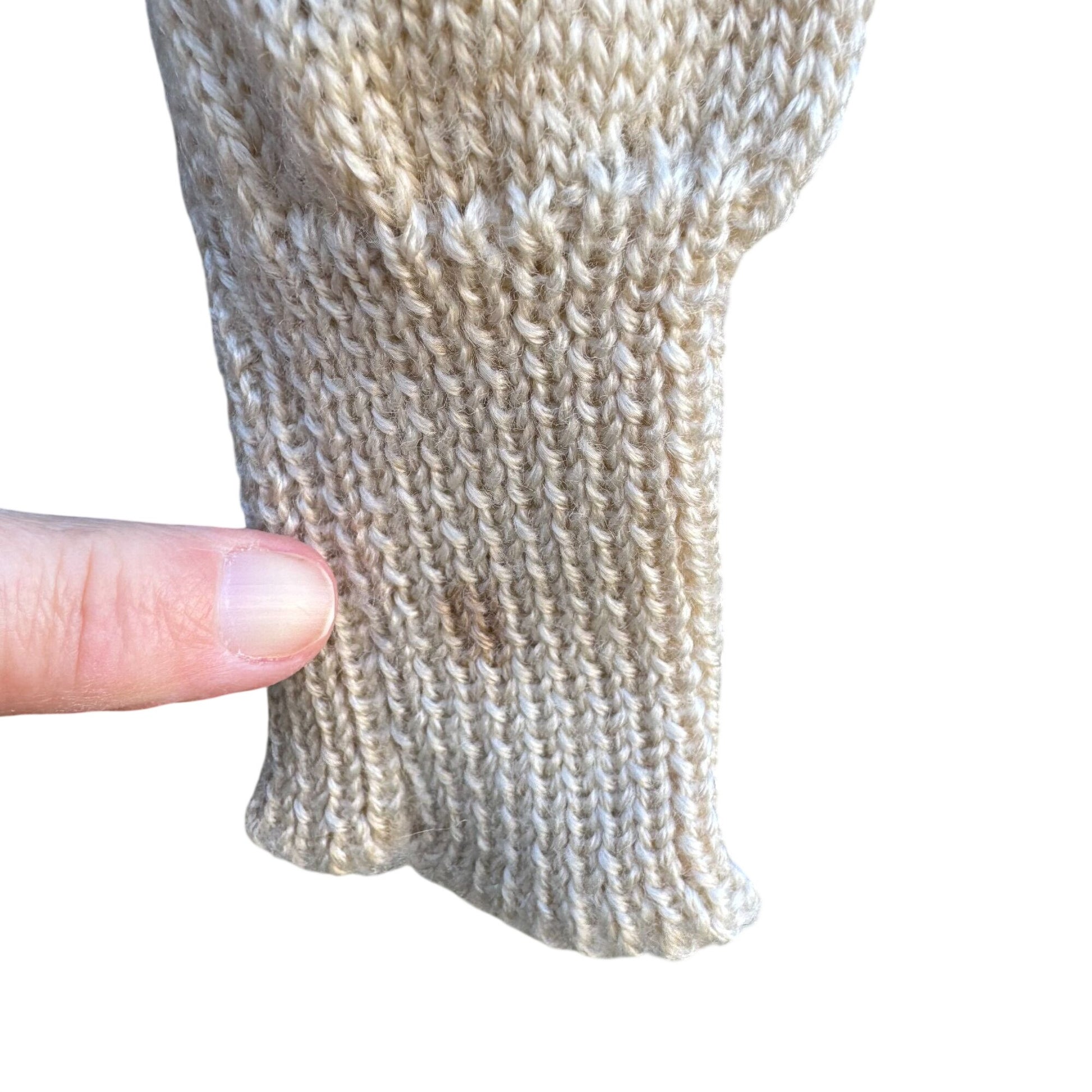 20 Ans Knits Mariea Kim Vintage Floral Embroidered Turtleneck Sweater Cottage