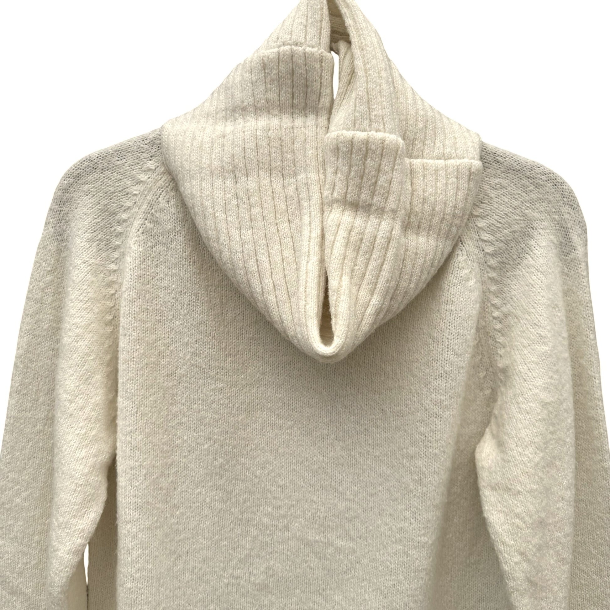 Terry Lewis Classic Luxuries Ribbed Knit Cowl Neck Sweater S Preppy Lagenlook