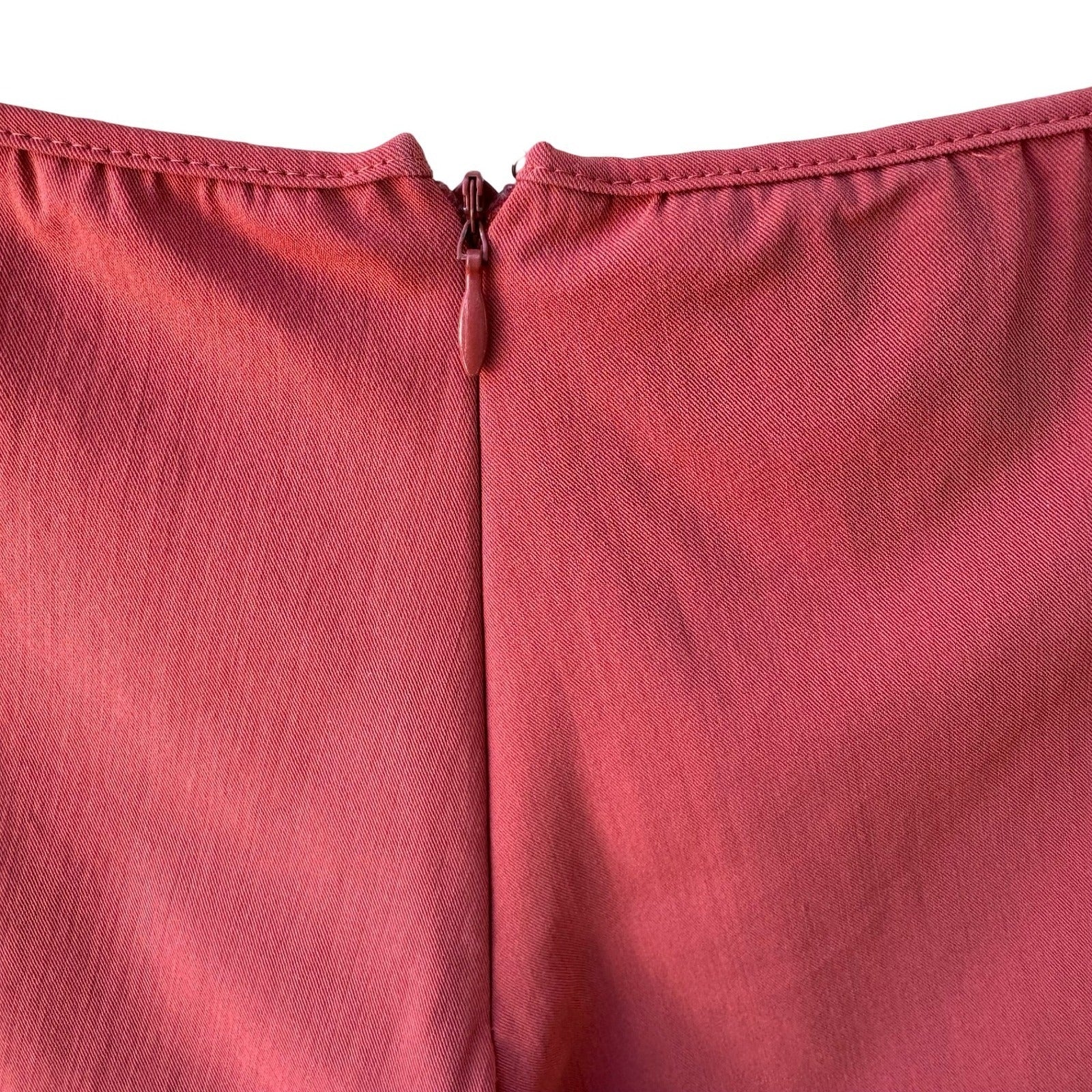 Jean Paul Gaultier Femme Vintage Wool Wide Leg Pants Terracotta USA 8 IT 42