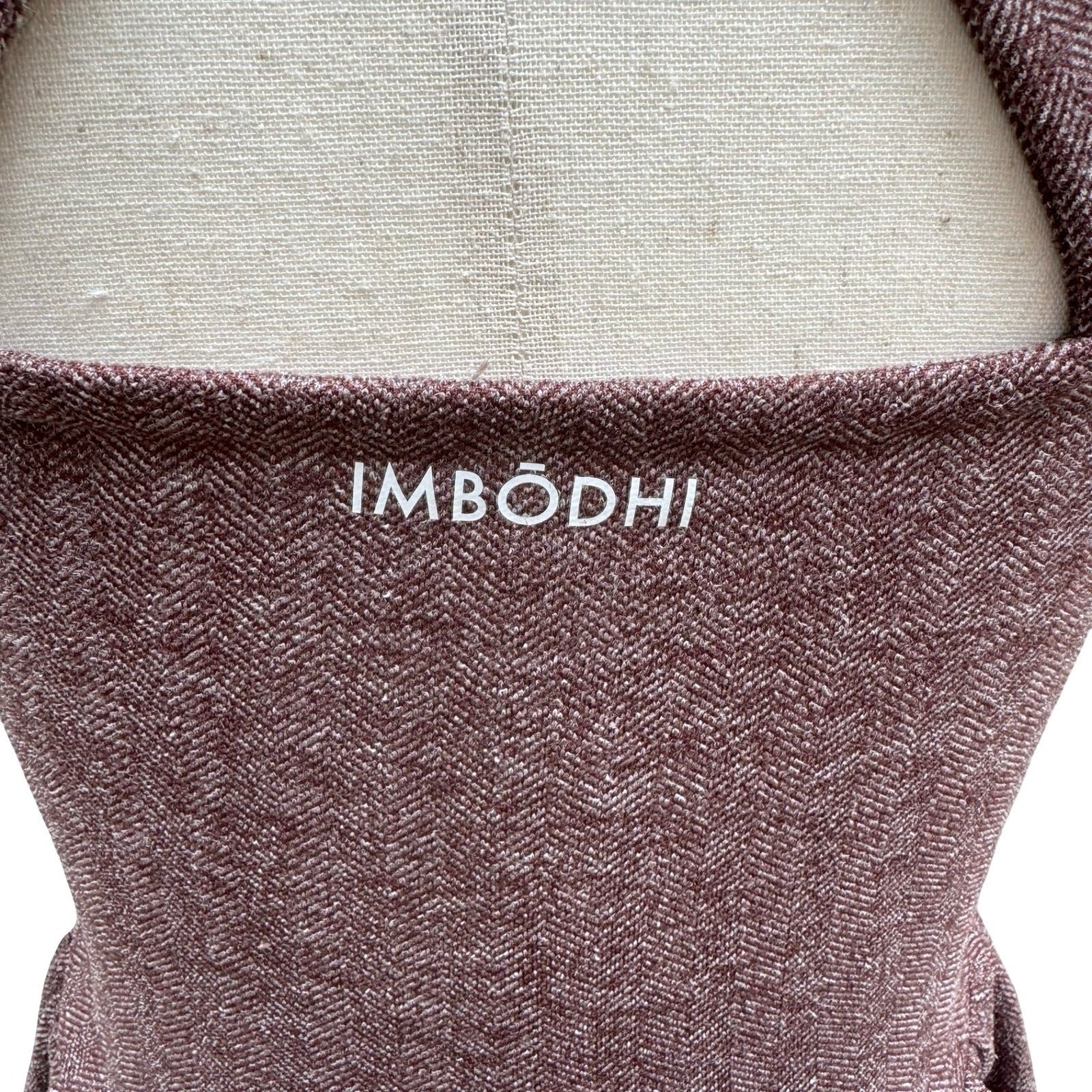 Imbodhi Athleisure Herringbone Knit Harem Jumpsuit Sustainable Yoga Loungewear S