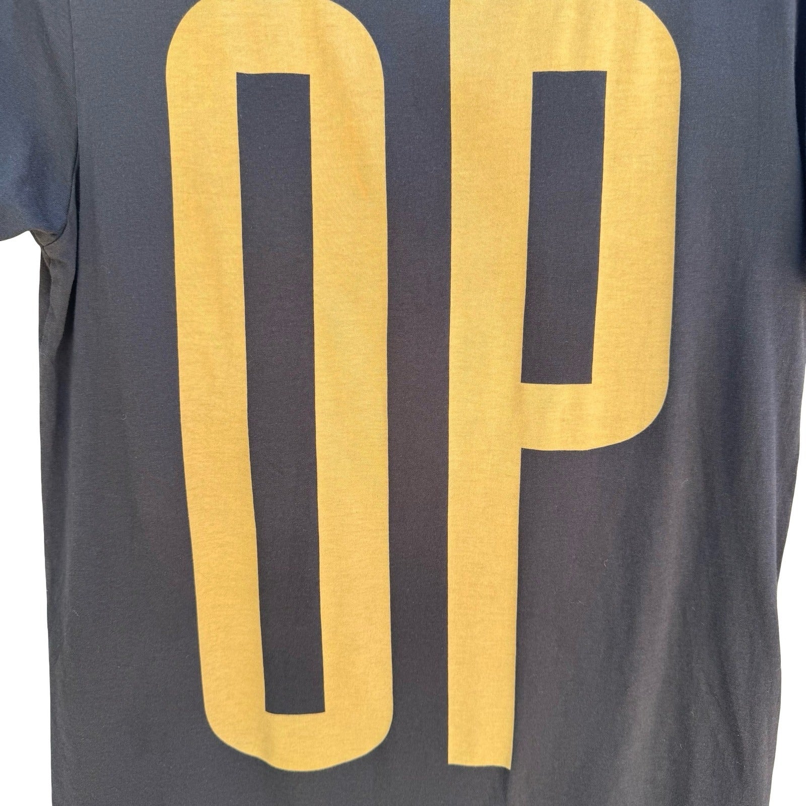 OPNK Mens S Black Pima Peruvian Cotton Graphic Print Tee Shirt Urban Streetwear