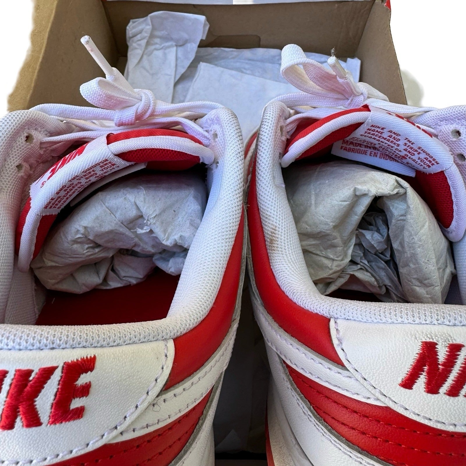 Nike Dunk Low Retro University Red White DD1391-600 Mens 10 BTTY St Johns Red
