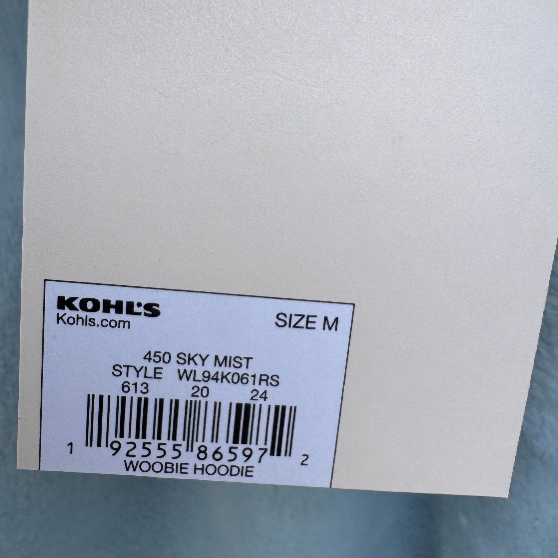 Lauren Conrad Blue Fuzzy Woobie Hoodie Sweatshirt Satin Drawstring Cozy Womens M