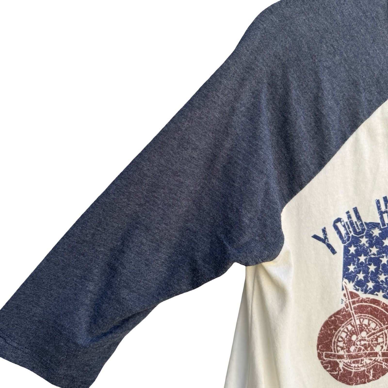Sheryl Crow Graphic Baseball Tee White Fancy Ride Motorcycle Americana Medium