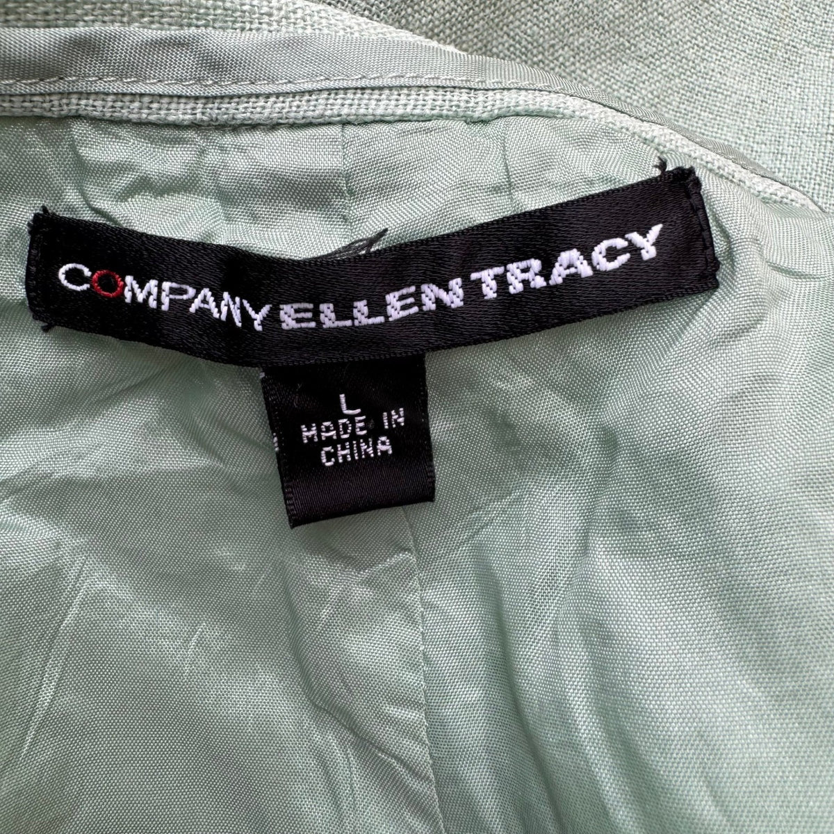 Ellen Tracy Linen Lagenlook Minimalist Drawstring Coastal Crop Wide Leg Pants L