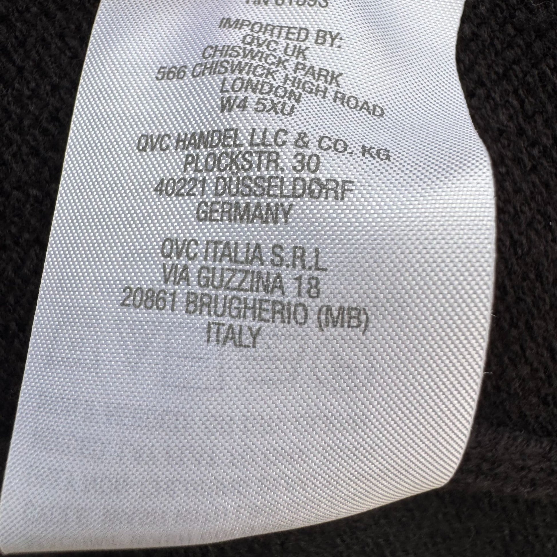 Isaac Mizrahi Womens Black Ribbed Open Front Knit Cardigan Sweater Pockets L