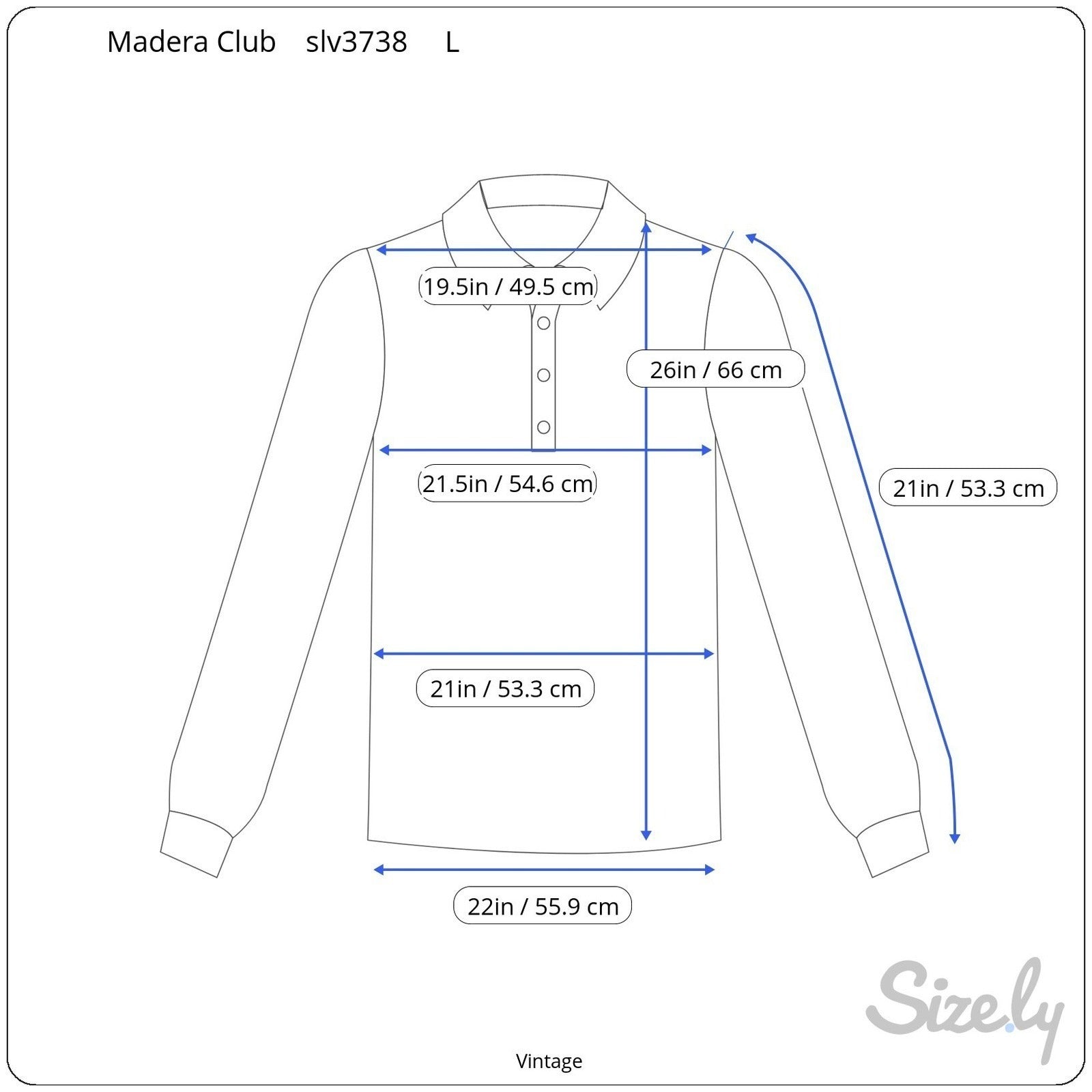 Madera Club Vintage Mens L Long Sleeve Polo Shirt Black White Geometric Print