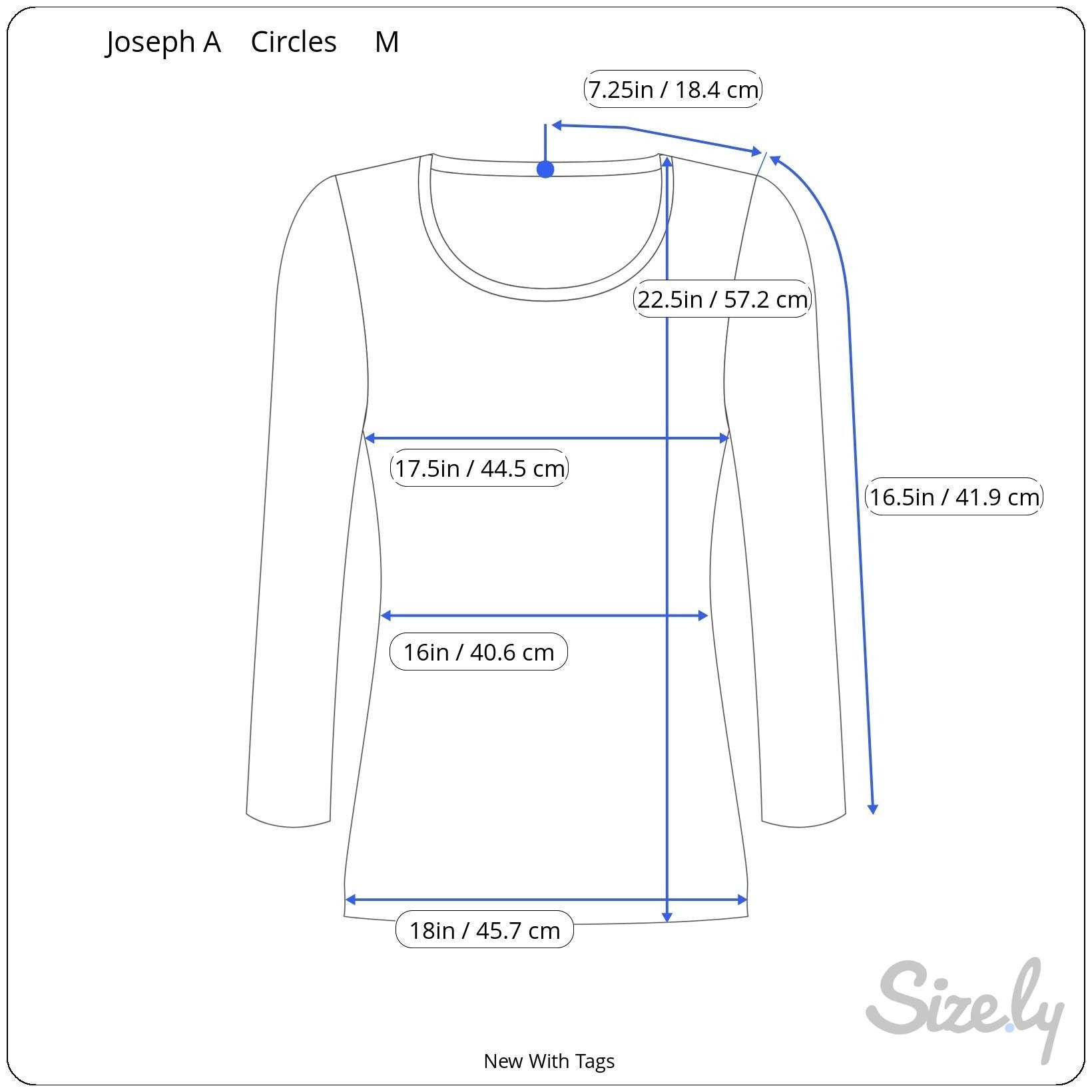 Joseph A Womens Multicolor Circle Print V-Neck 3/4 Sleeve Knit Blouse Top New M