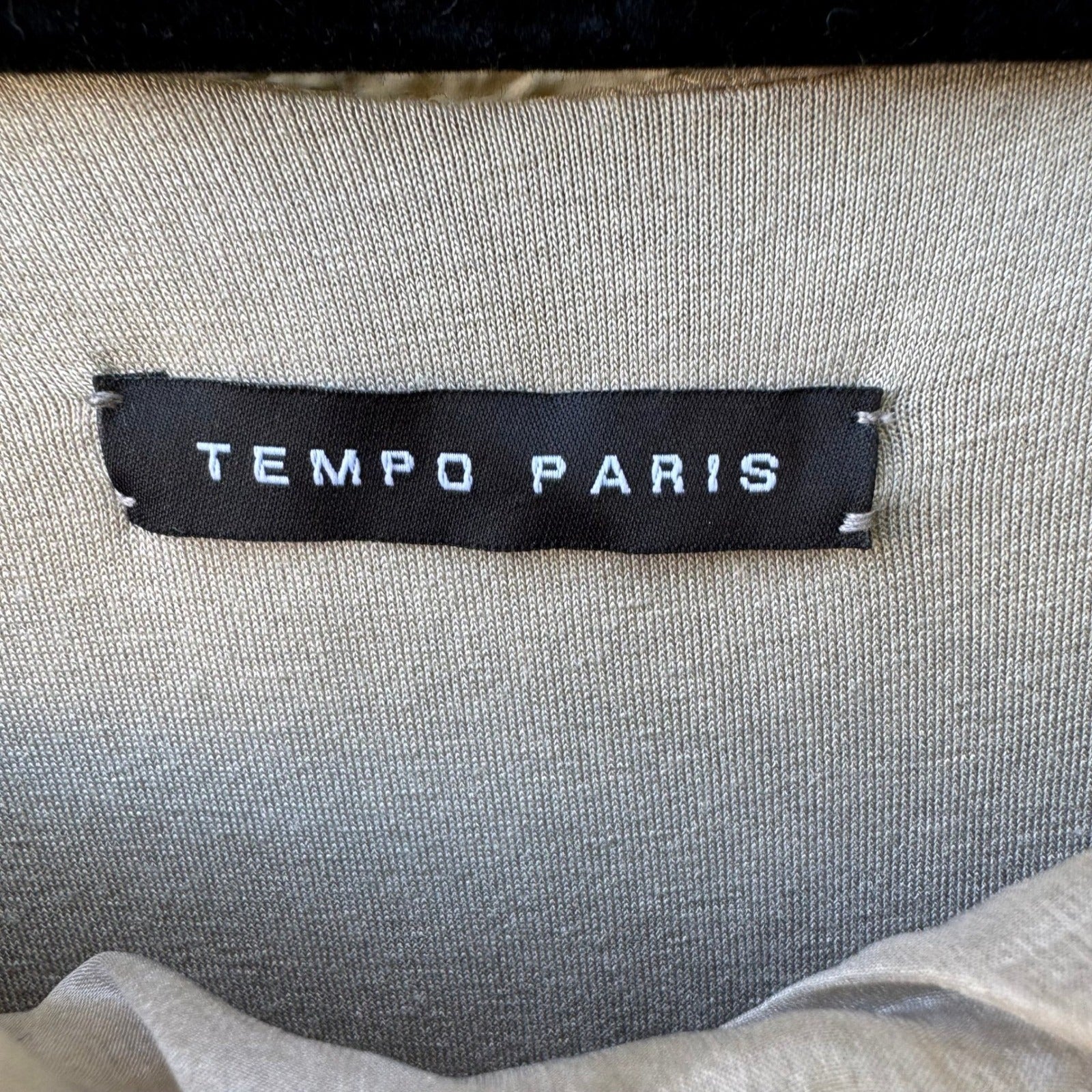 Tempo Paris Silk Lagenlook Boho Fairycore Ethereal Cowl Neck Bubble Hem Blouse M