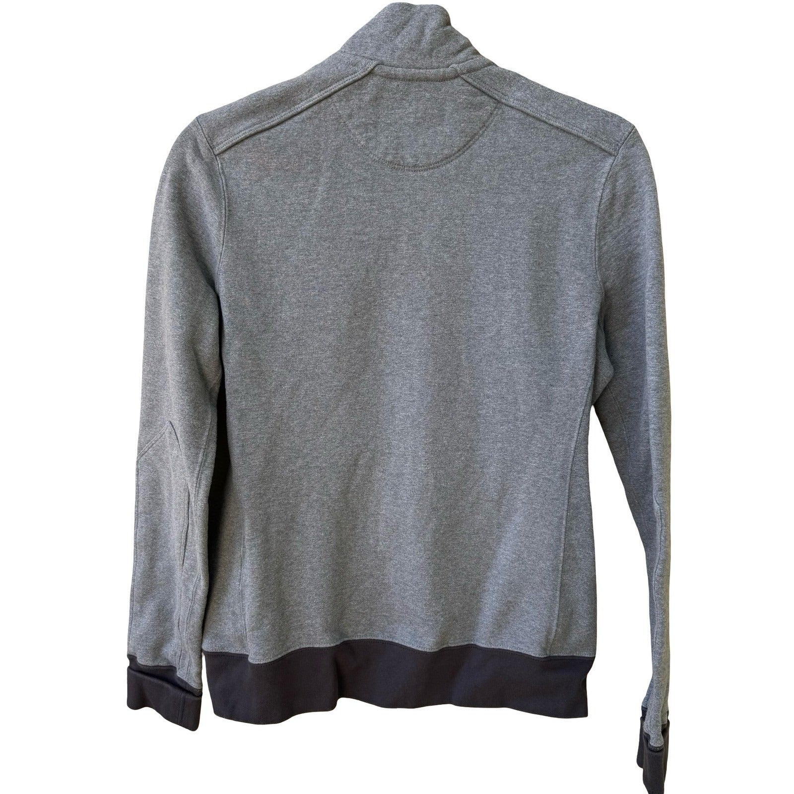 American Giant 100% Cotton Sustainable Gorpcore Full Zip Sweatshirt Grey S USA