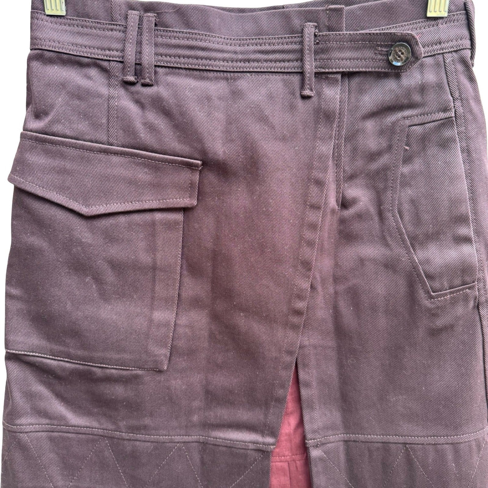 Zara SRPLS Military Chic Streetwear Utilitarian Wrap Mini Skirt Pleated Hem M