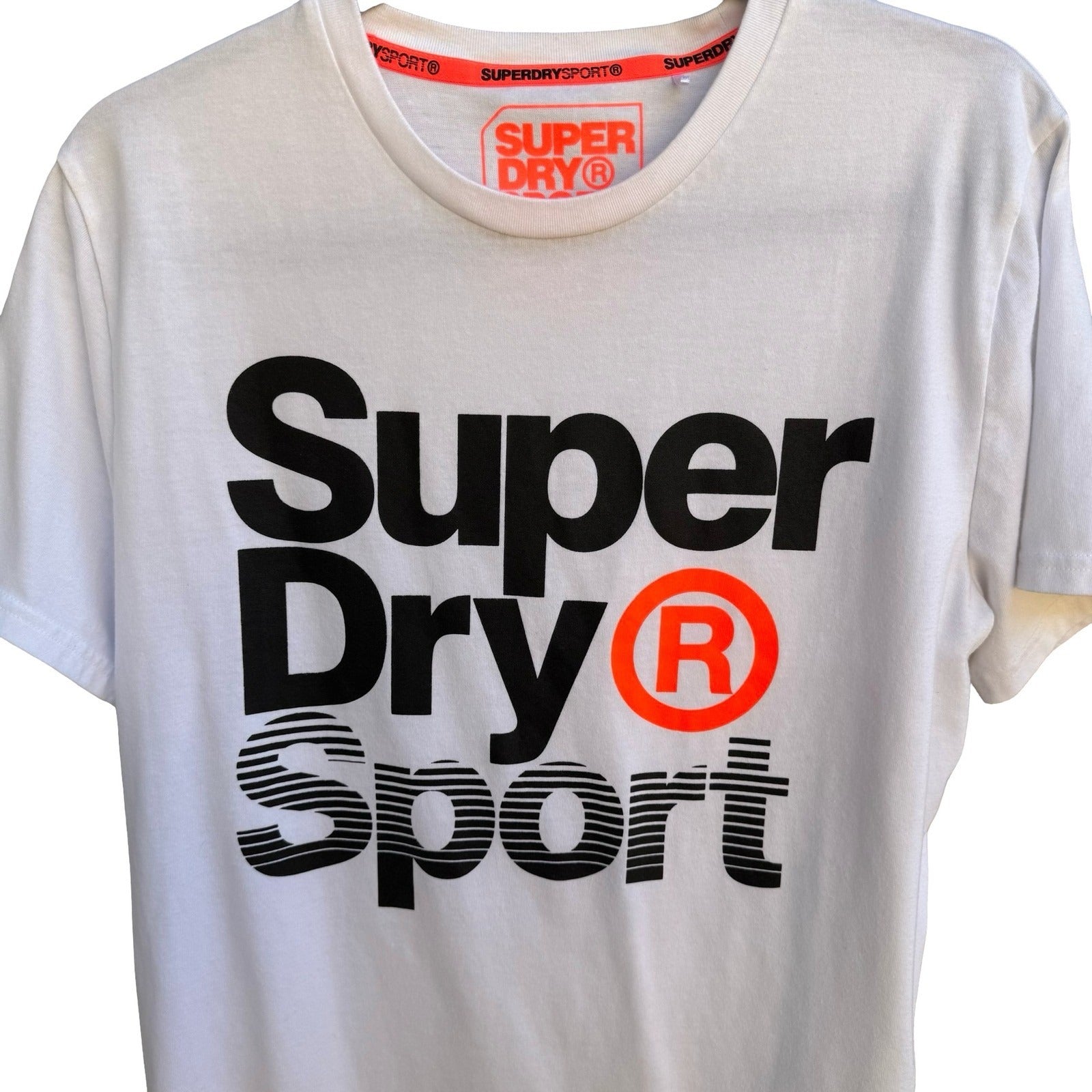 Superdry Sport Graphic Streetwear Athleisure Urban J Fashion Shirt White Mens L