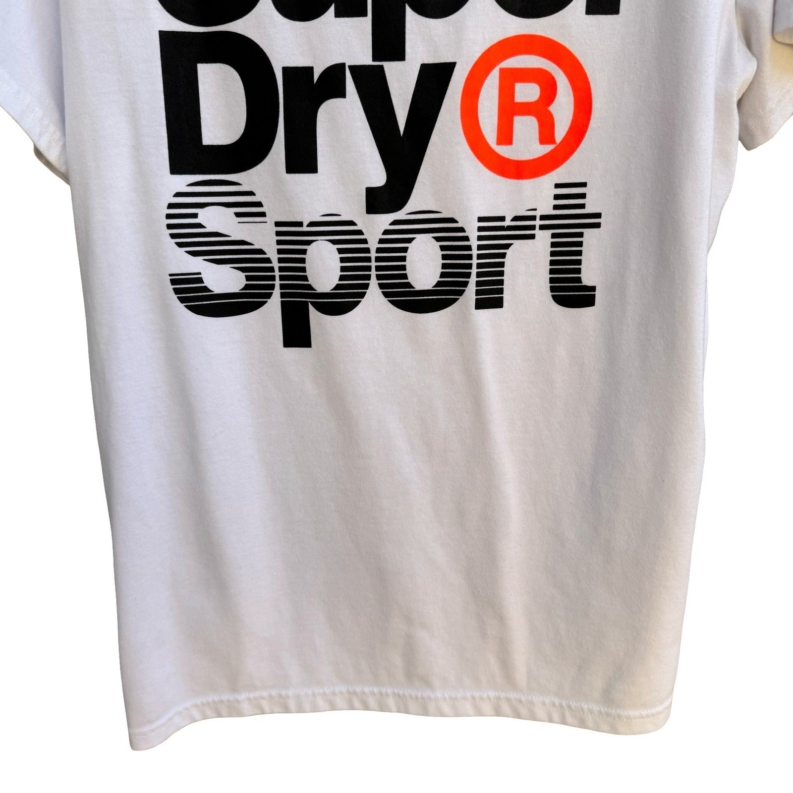 Superdry Sport Graphic Streetwear Athleisure Urban J Fashion Shirt White Mens L