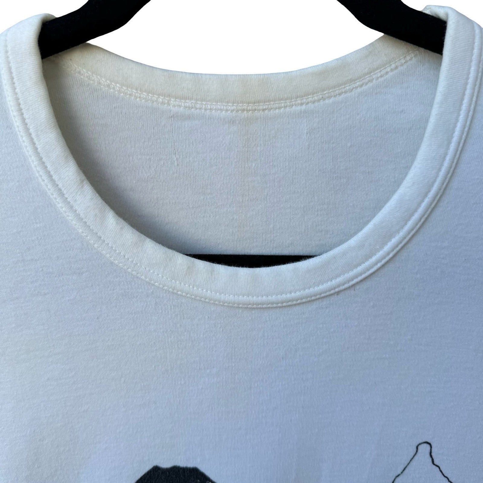 Vintage Japan Mount Fuji Souvenir Graphic T-Shirt White Short Sleeve Crewneck
