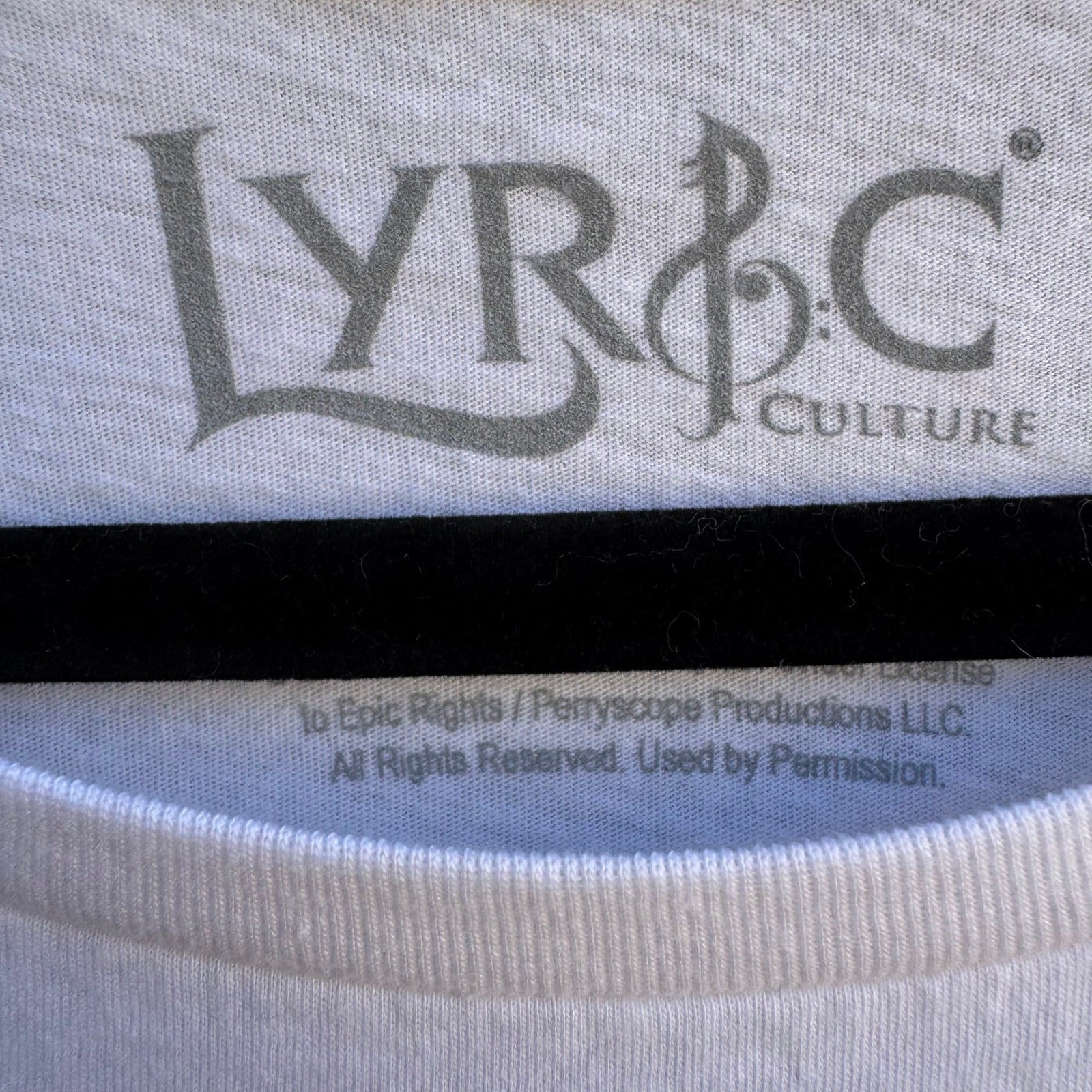 Lyric Culture Woodstock 1969 White Graphic T-Shirt XS Music Festival USA Made