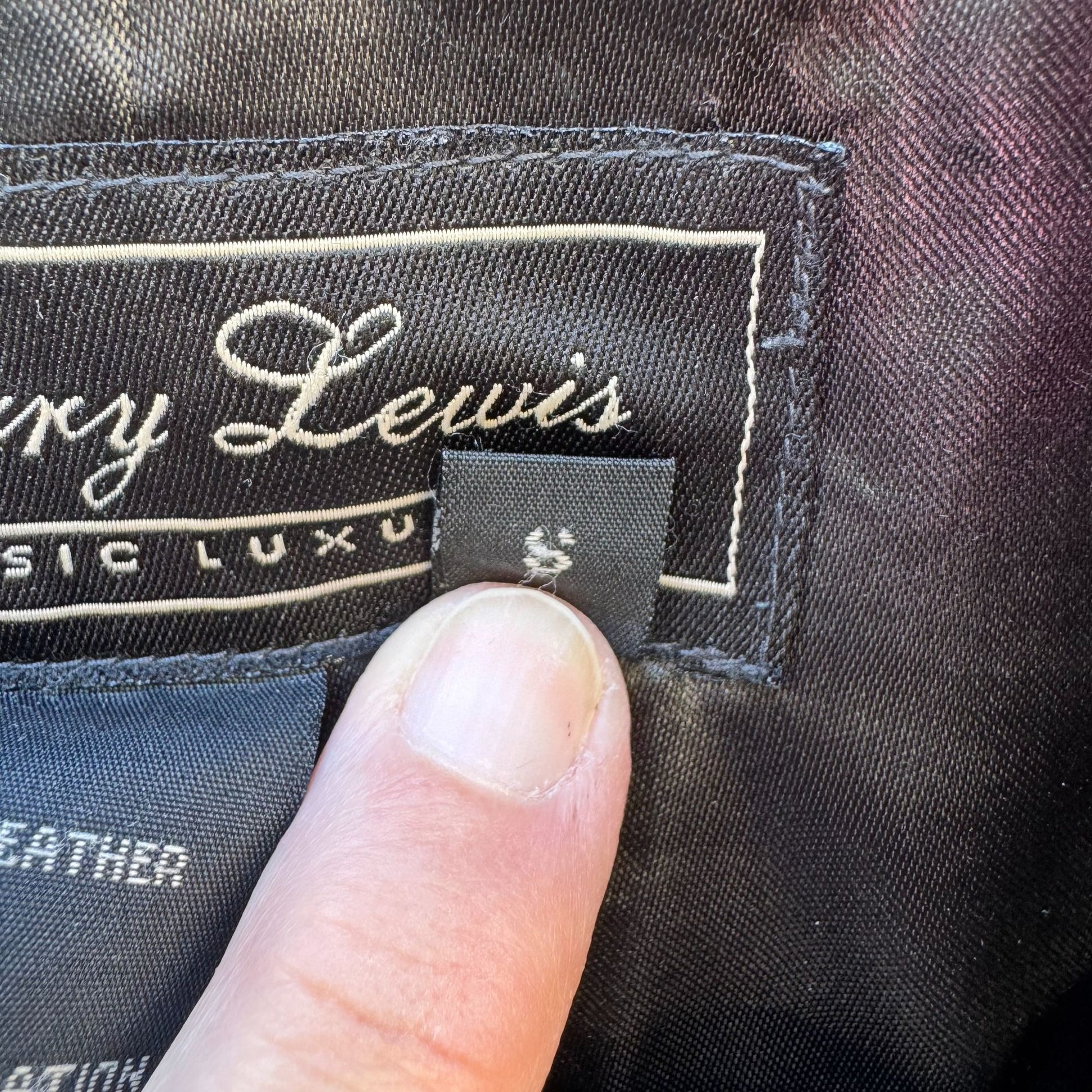 Terry Lewis Vintage Womens Black Distressed Leather Moto Biker Jacket 1/2 Zip